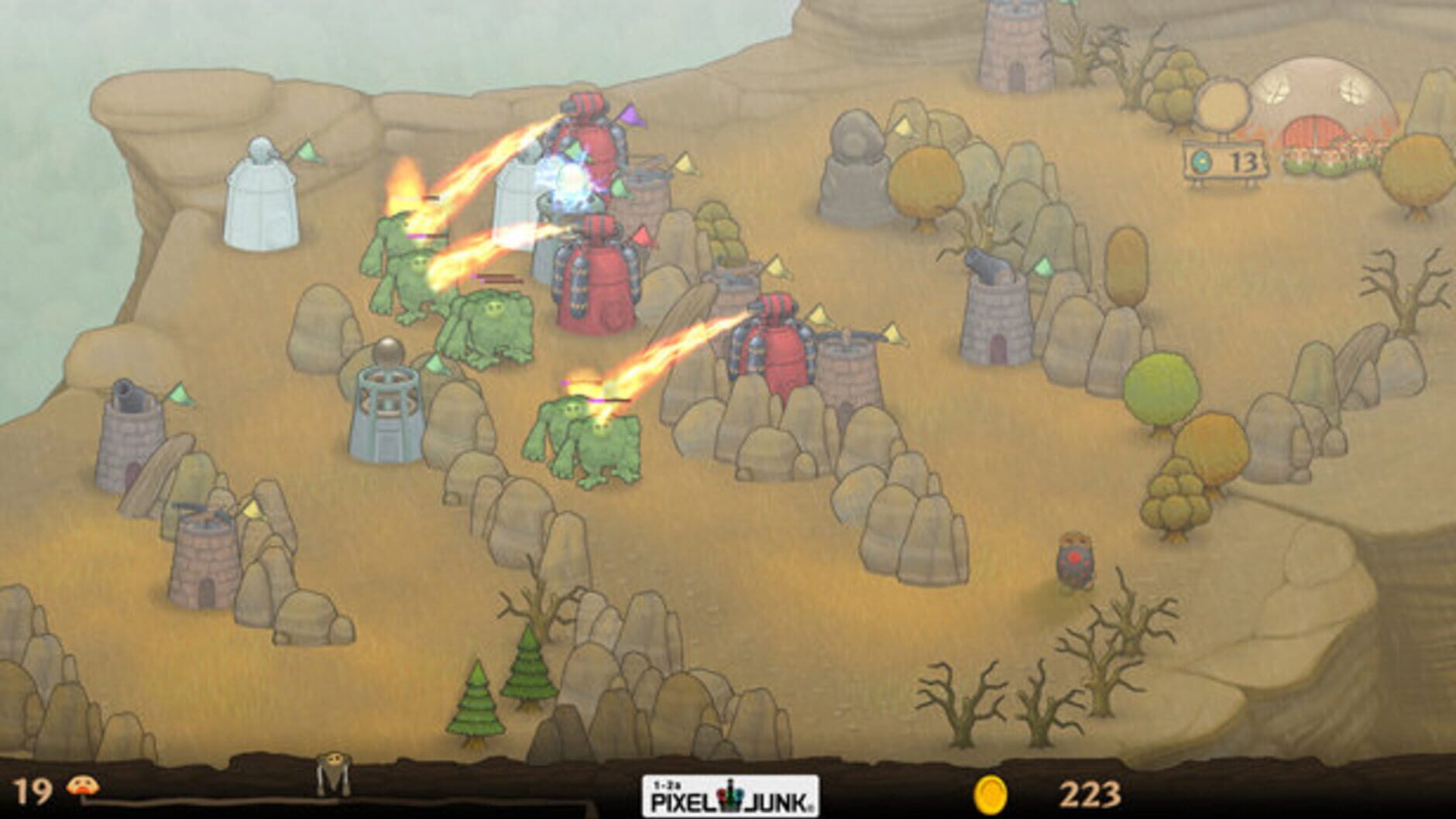 Screenshot for PixelJunk Monsters
