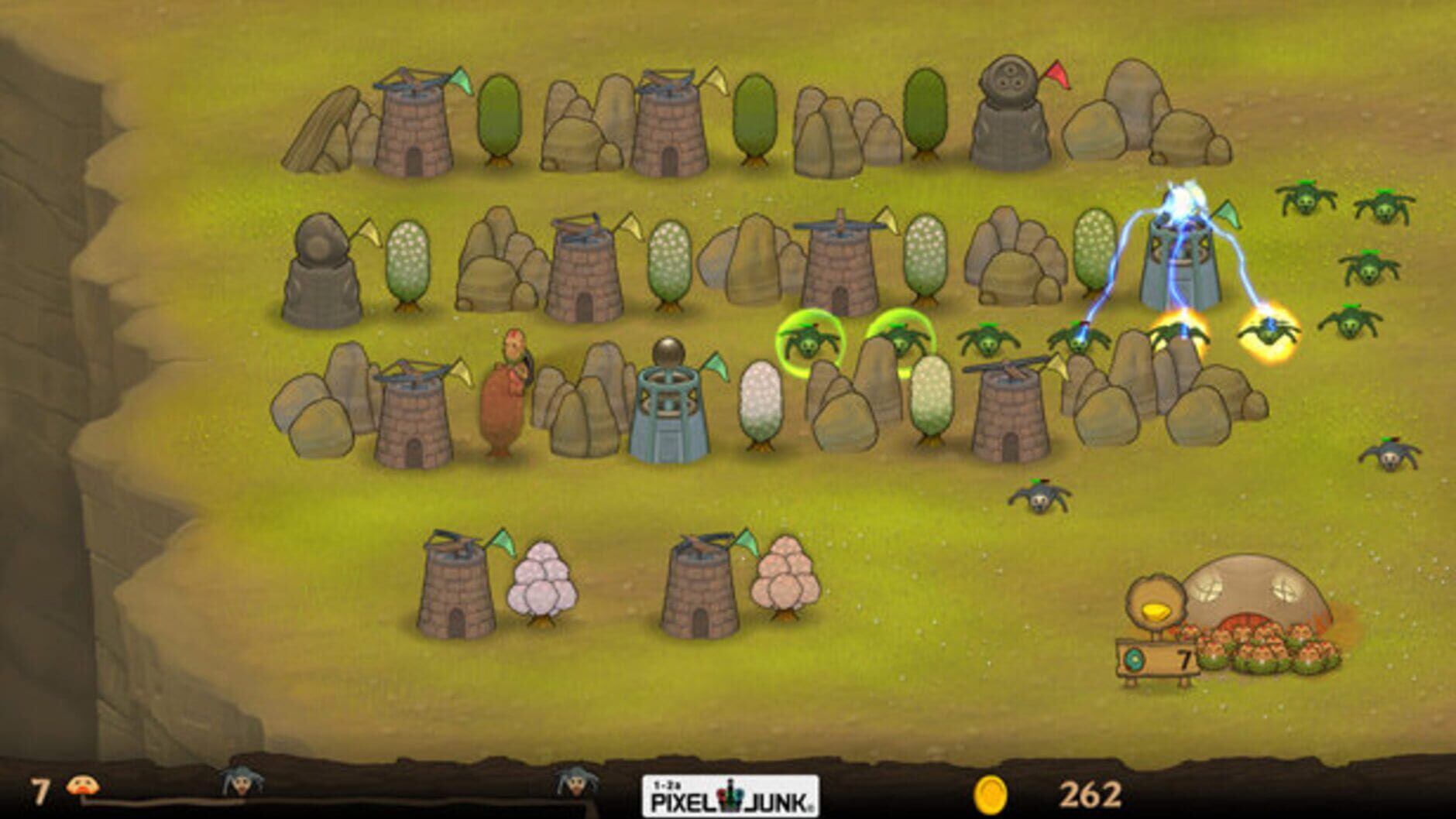 Screenshot for PixelJunk Monsters