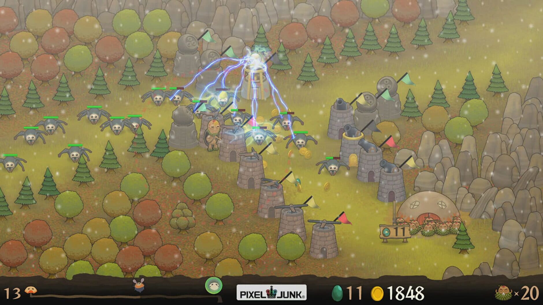 Screenshot for PixelJunk Monsters