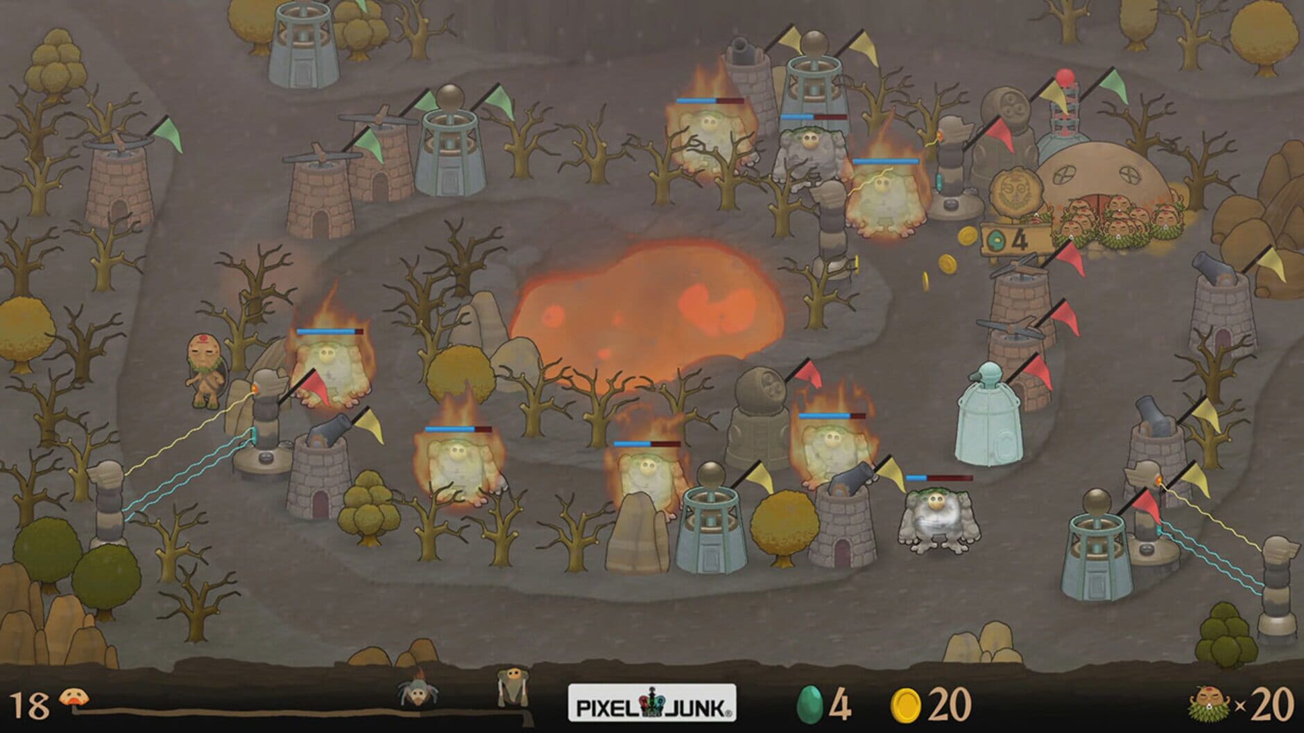 Screenshot for PixelJunk Monsters