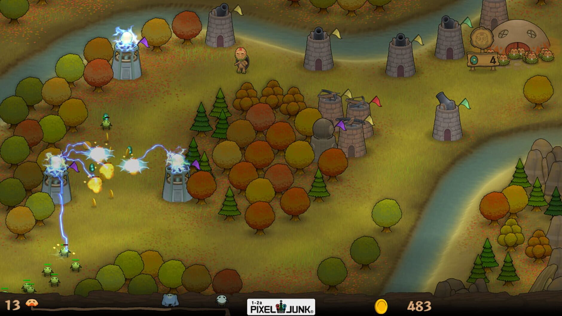 Screenshot for PixelJunk Monsters Encore