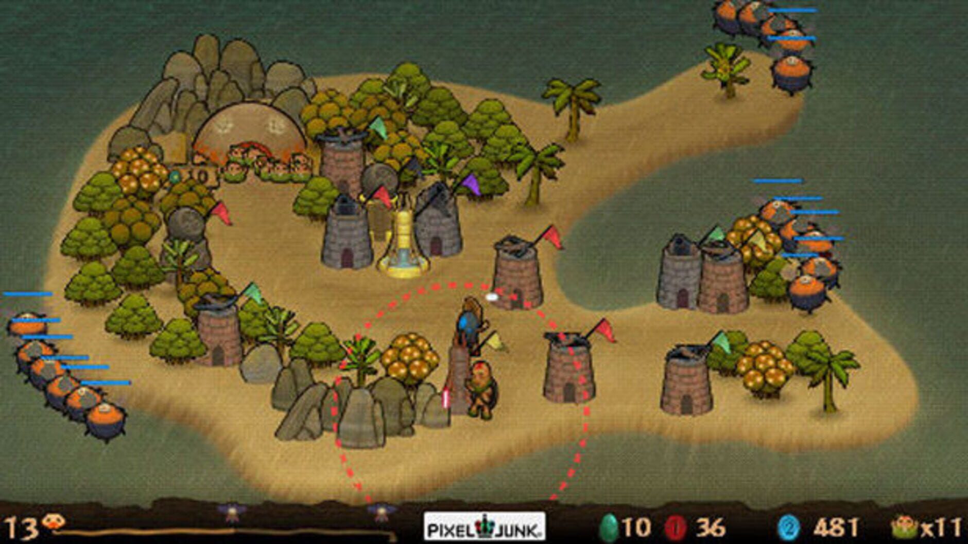 Screenshot for PixelJunk Monsters Deluxe