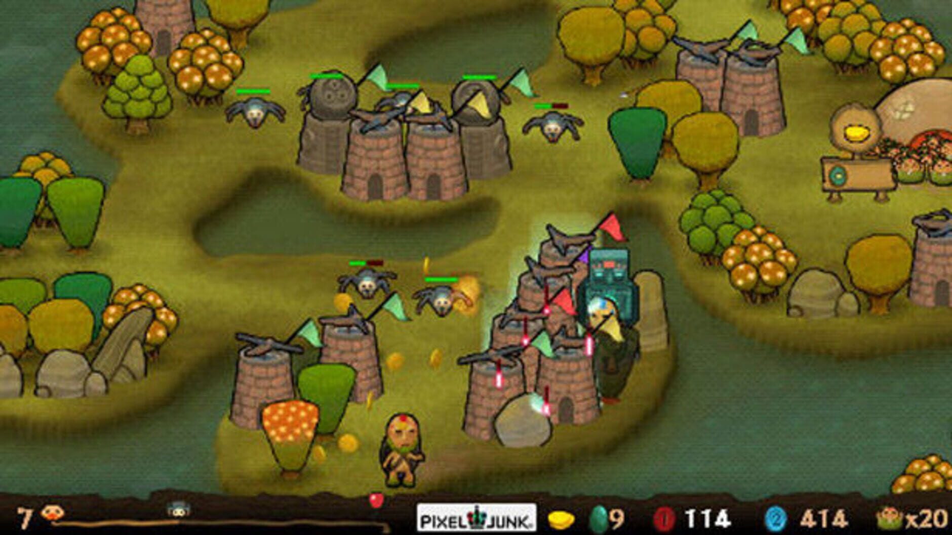 Screenshot for PixelJunk Monsters Deluxe