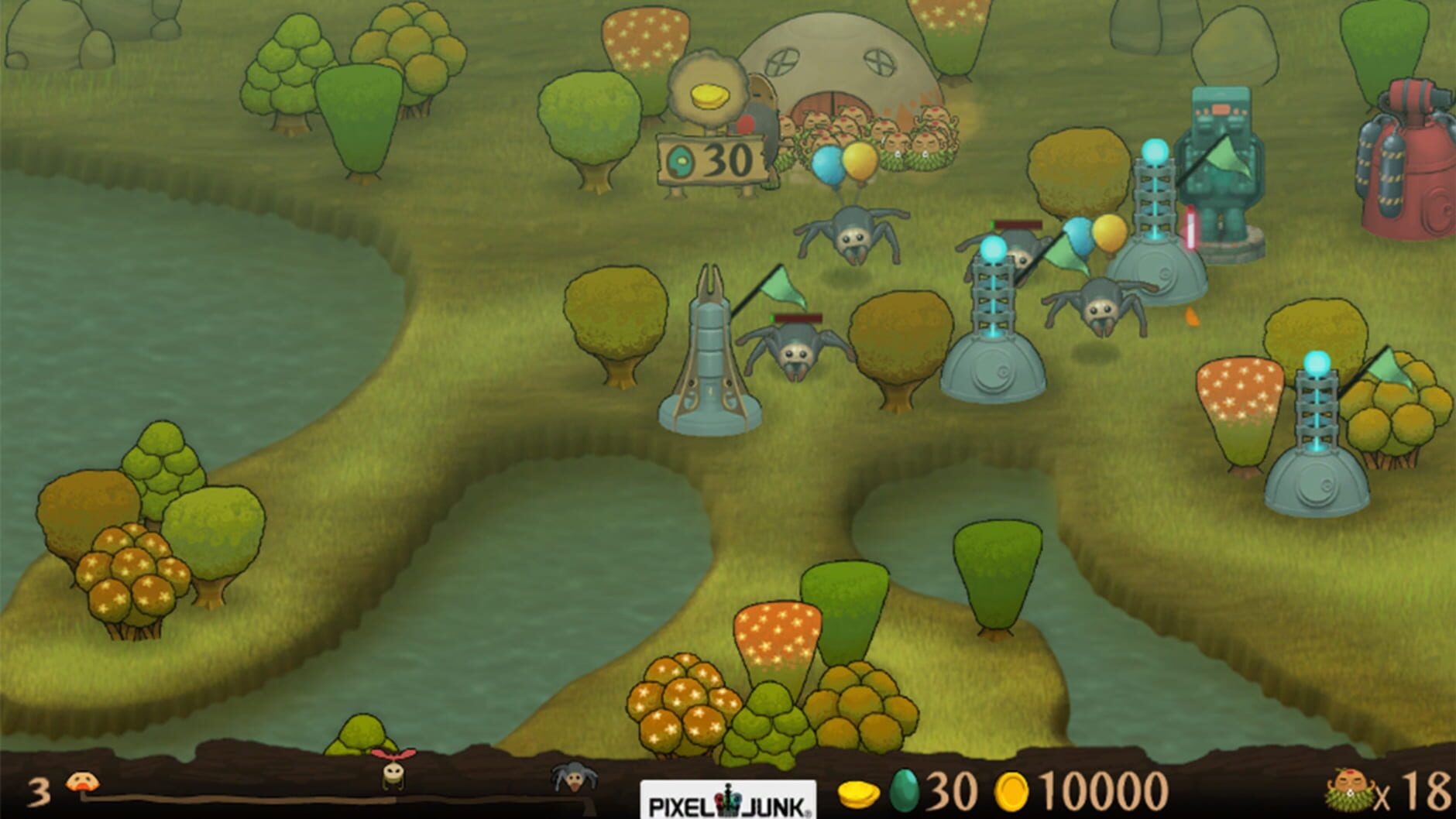Screenshot for PixelJunk Monsters Ultimate HD