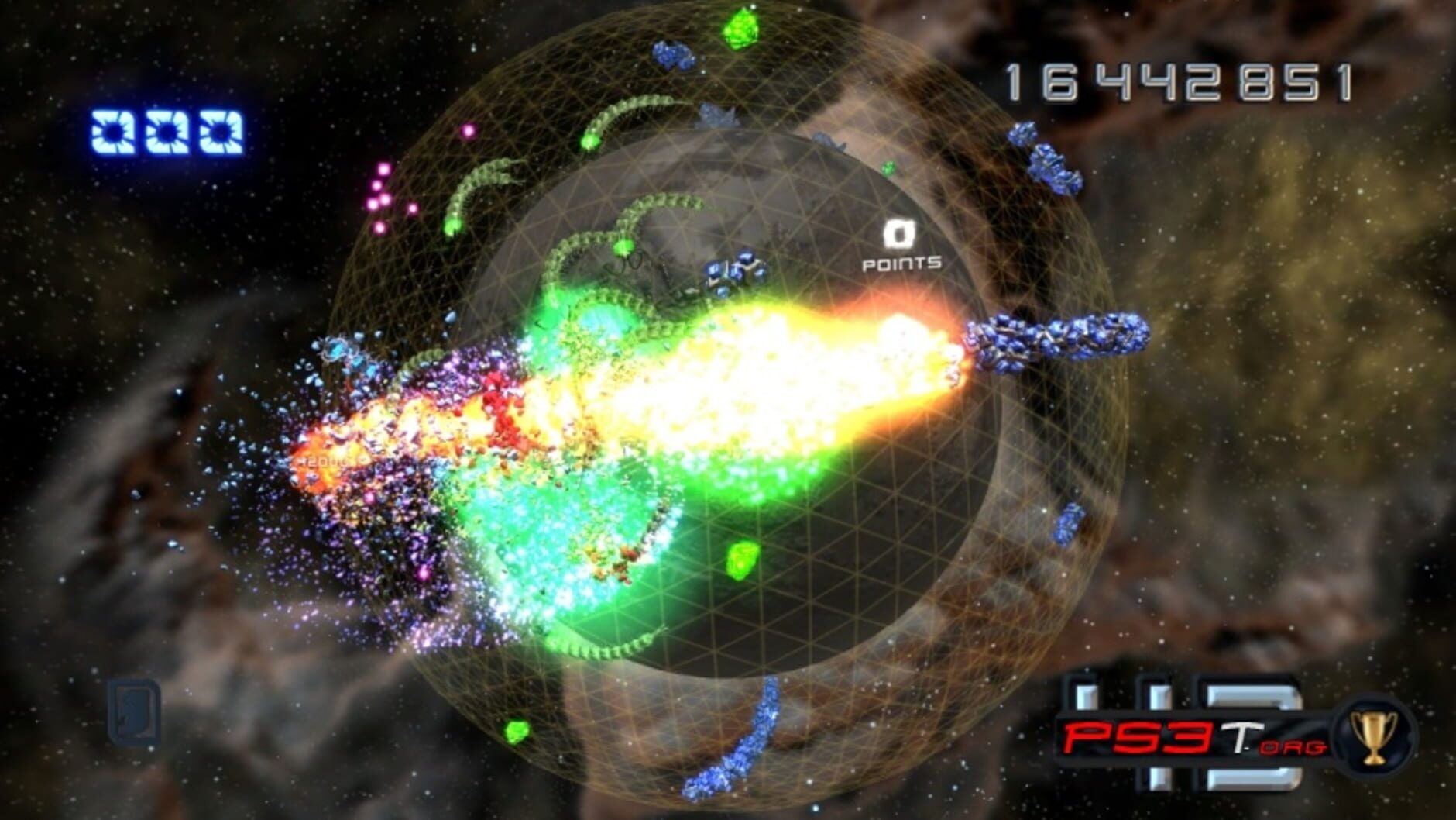 Screenshot for Super Stardust HD Impact Mode