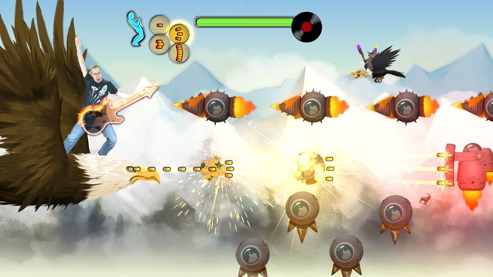 Screenshot for Air Guitar Warrior for Kinect