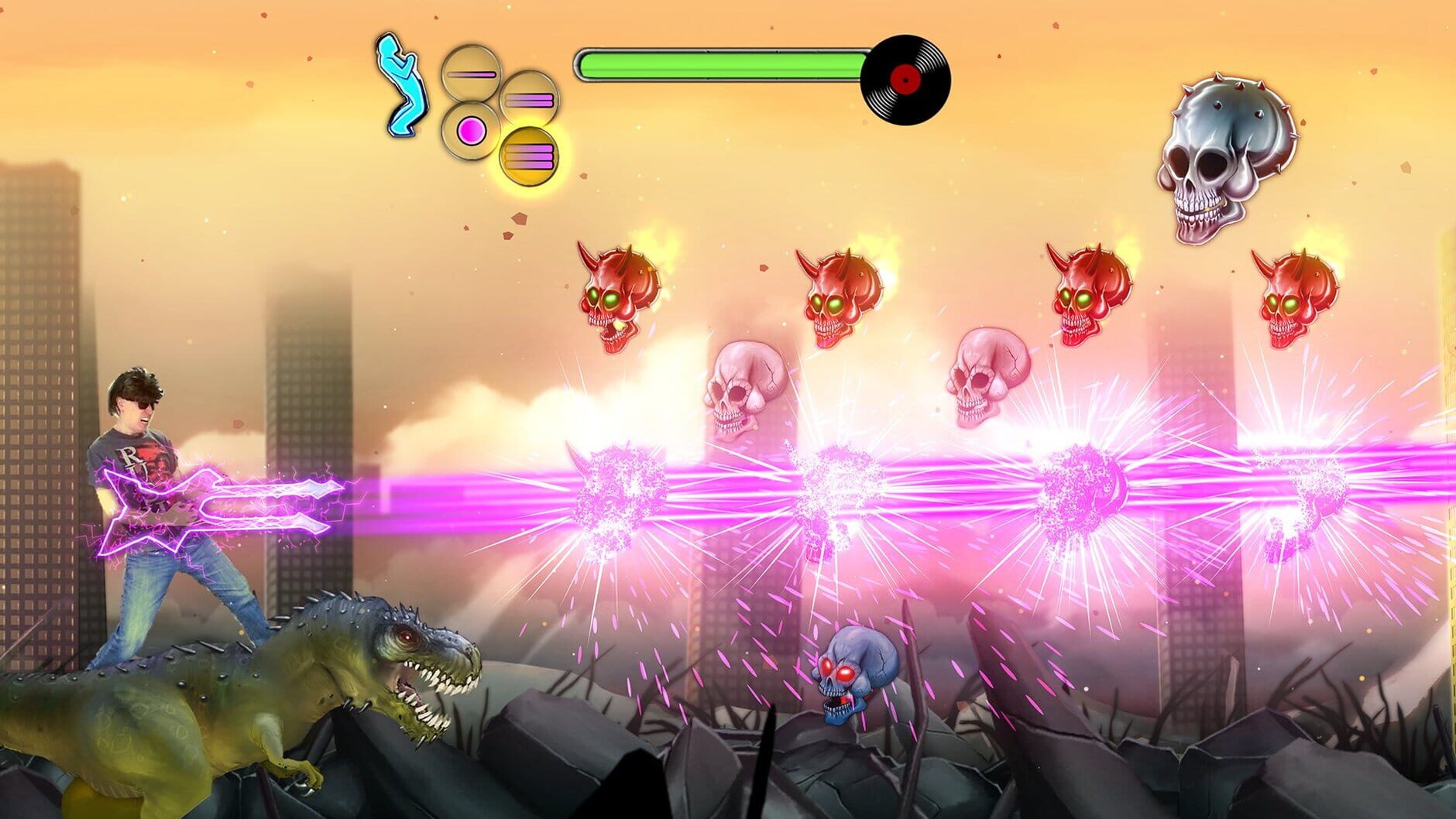 Screenshot for Air Guitar Warrior for Kinect