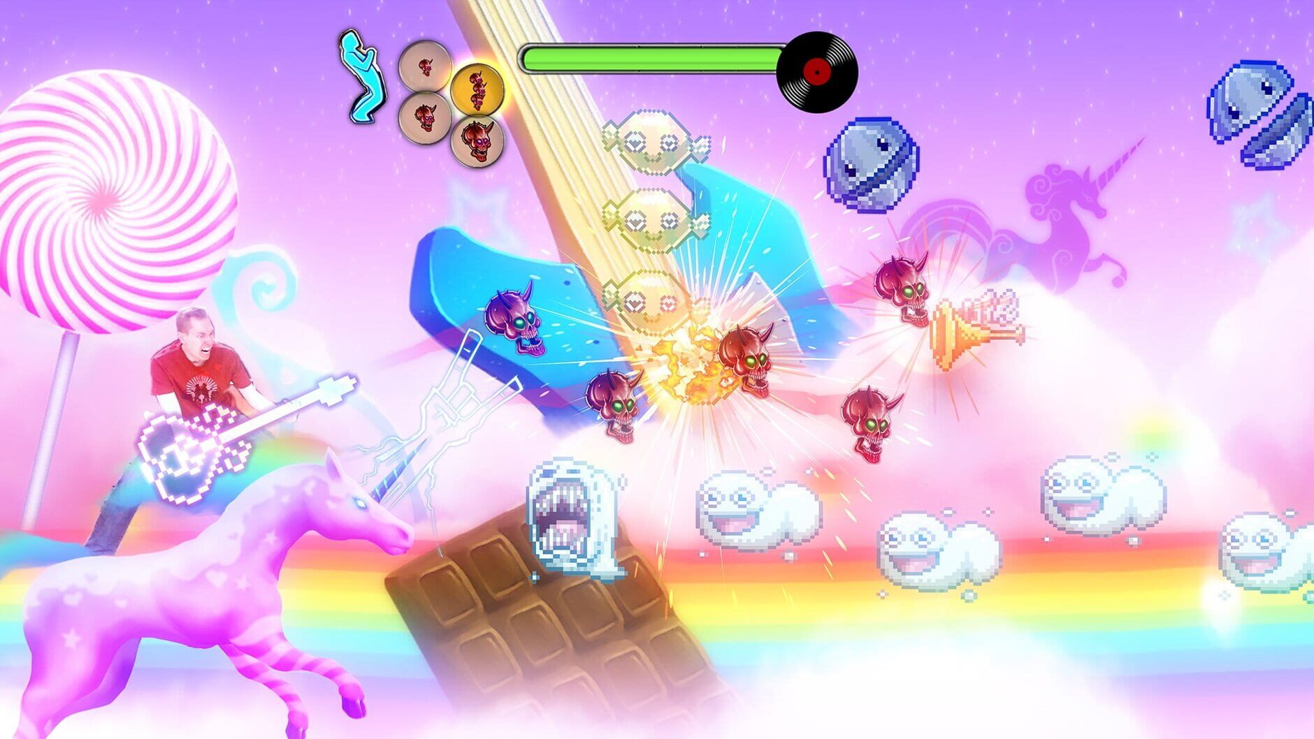 Screenshot for Air Guitar Warrior for Kinect
