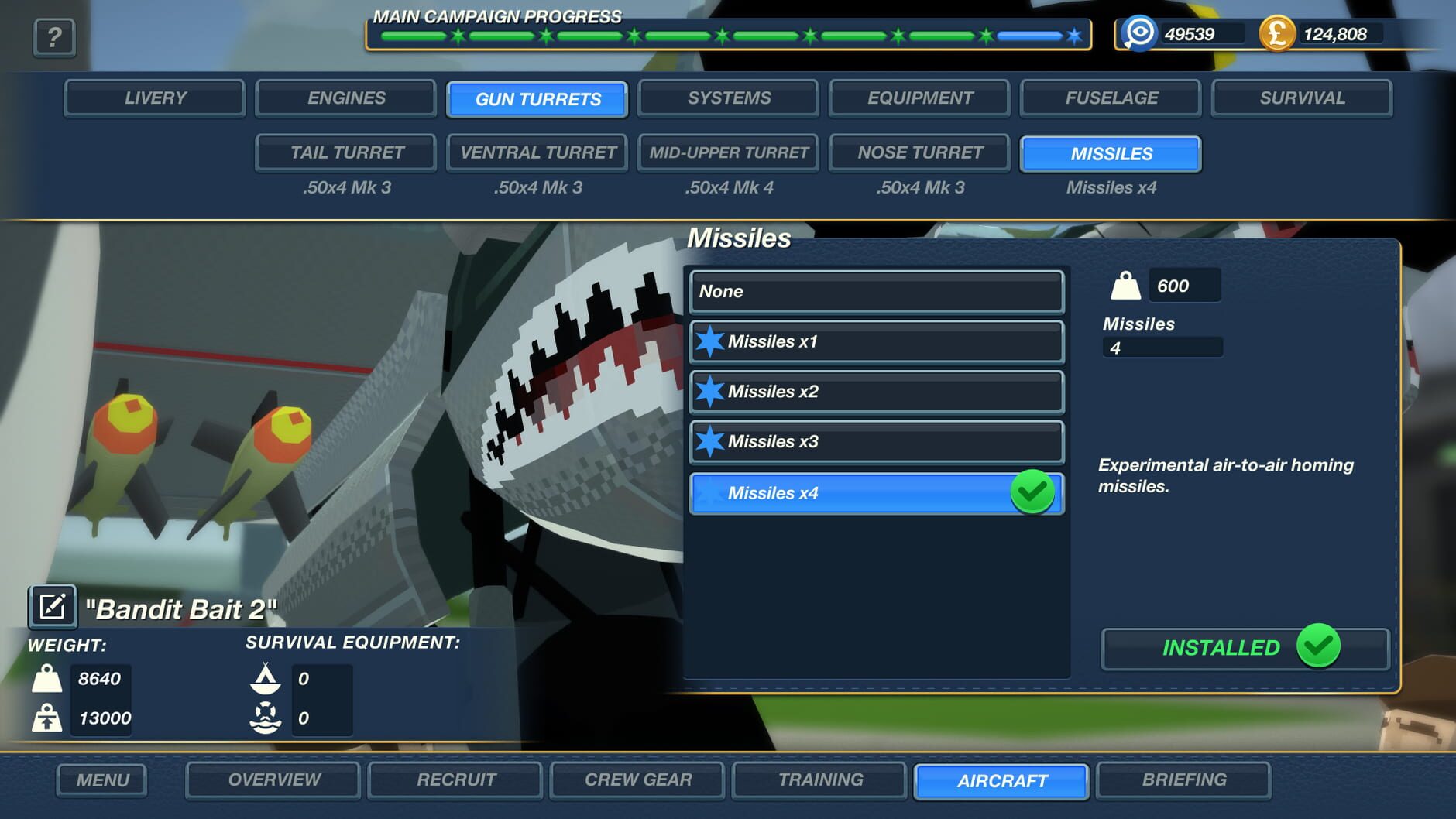 Screenshot for Bomber Crew: Secret Weapons