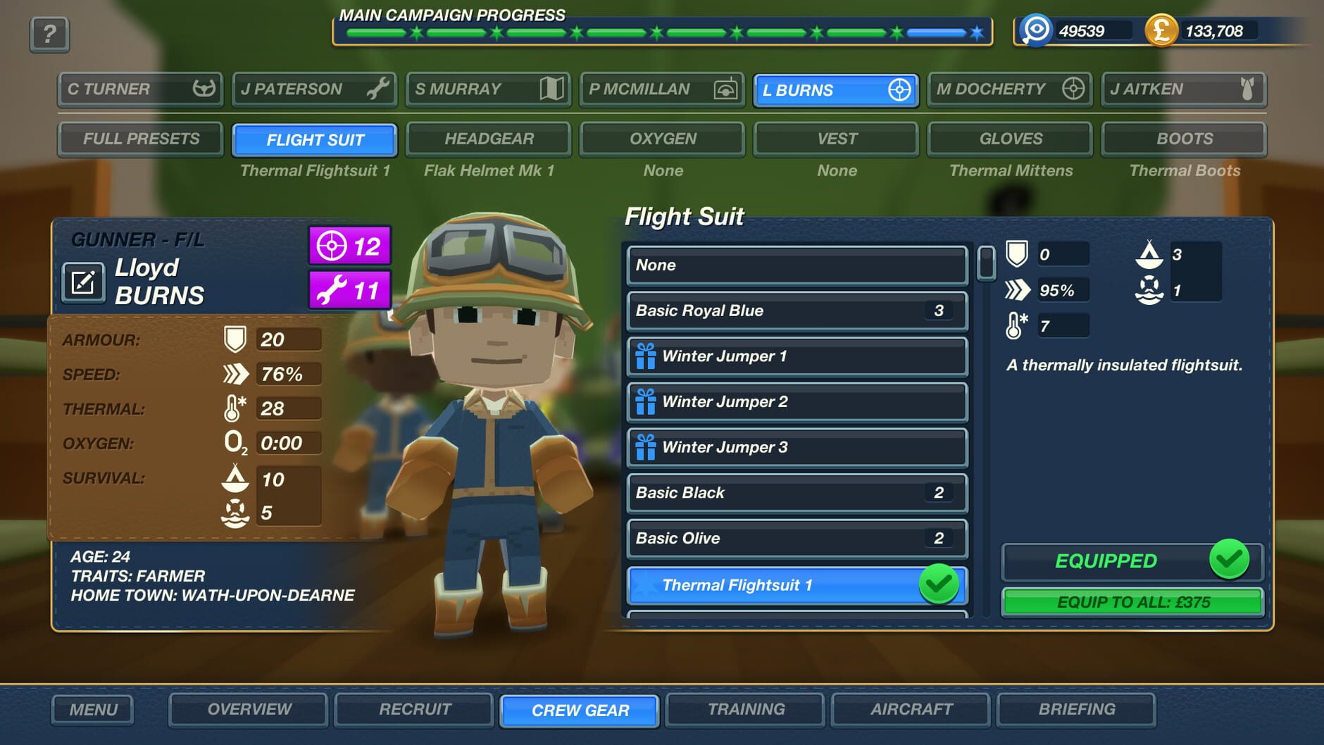 Screenshot for Bomber Crew: Secret Weapons