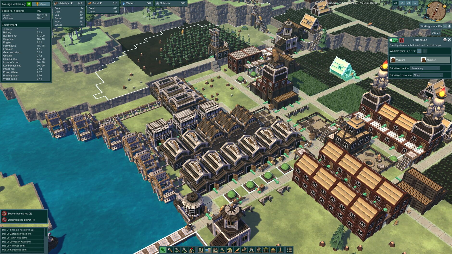 Screenshot for Timberborn