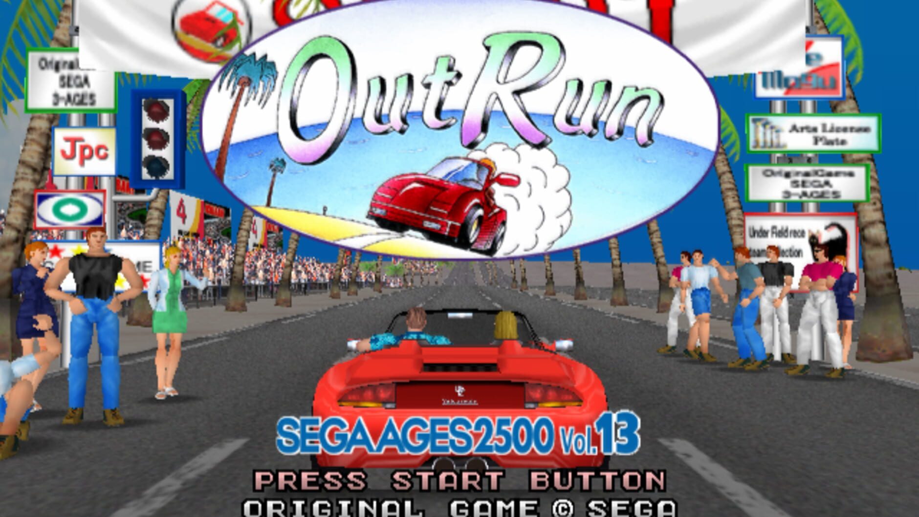 Screenshot for Sega Ages 2500 Vol. 13: OutRun