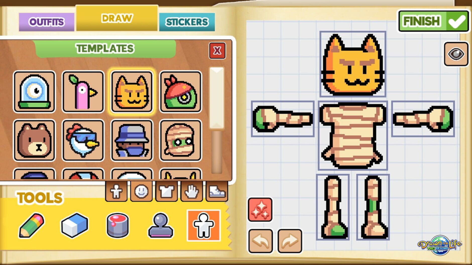 Screenshot for Drawn to Life: Two Realms