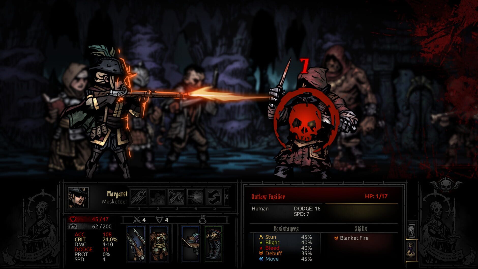 Screenshot for Darkest Dungeon: The Musketeer