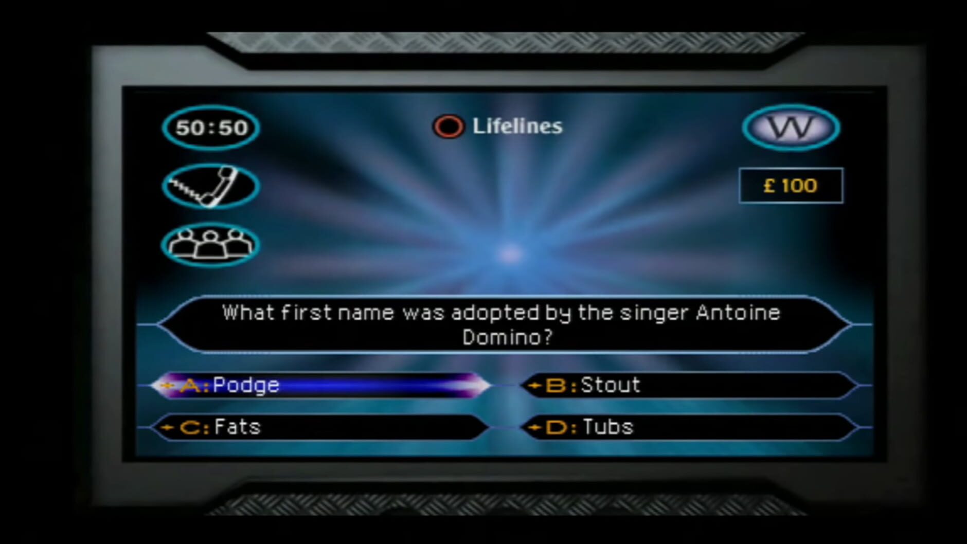 Screenshot for Who Wants to Be a Millionaire