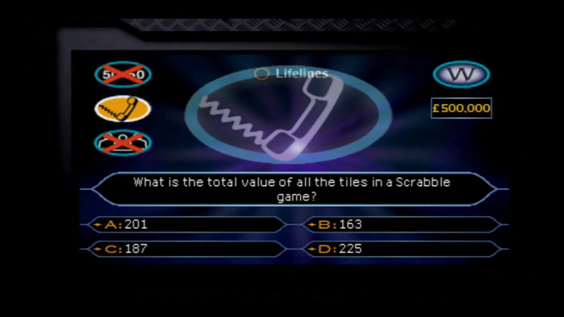 Screenshot for Who Wants to Be a Millionaire