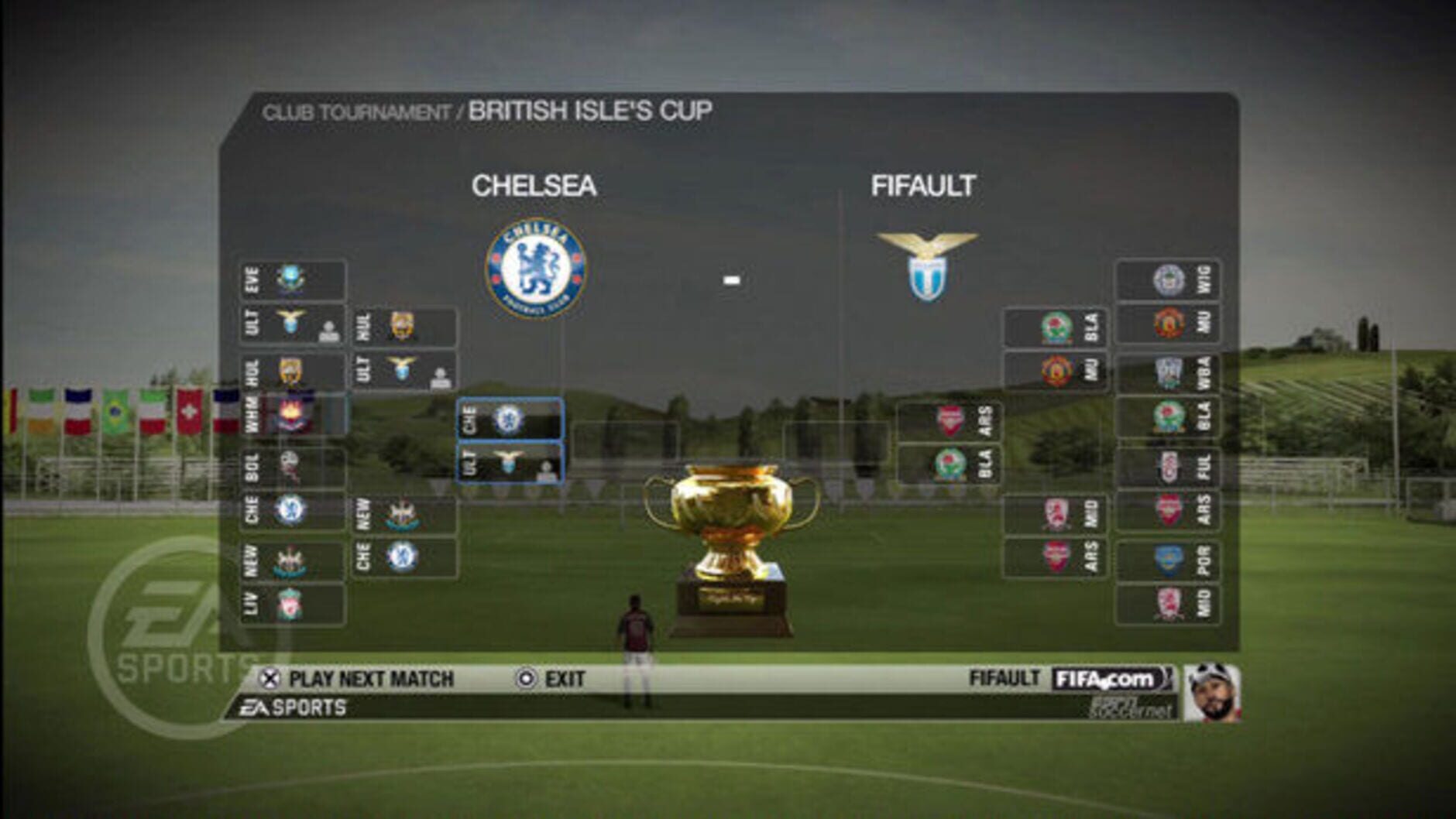 Screenshot for FIFA Soccer 09