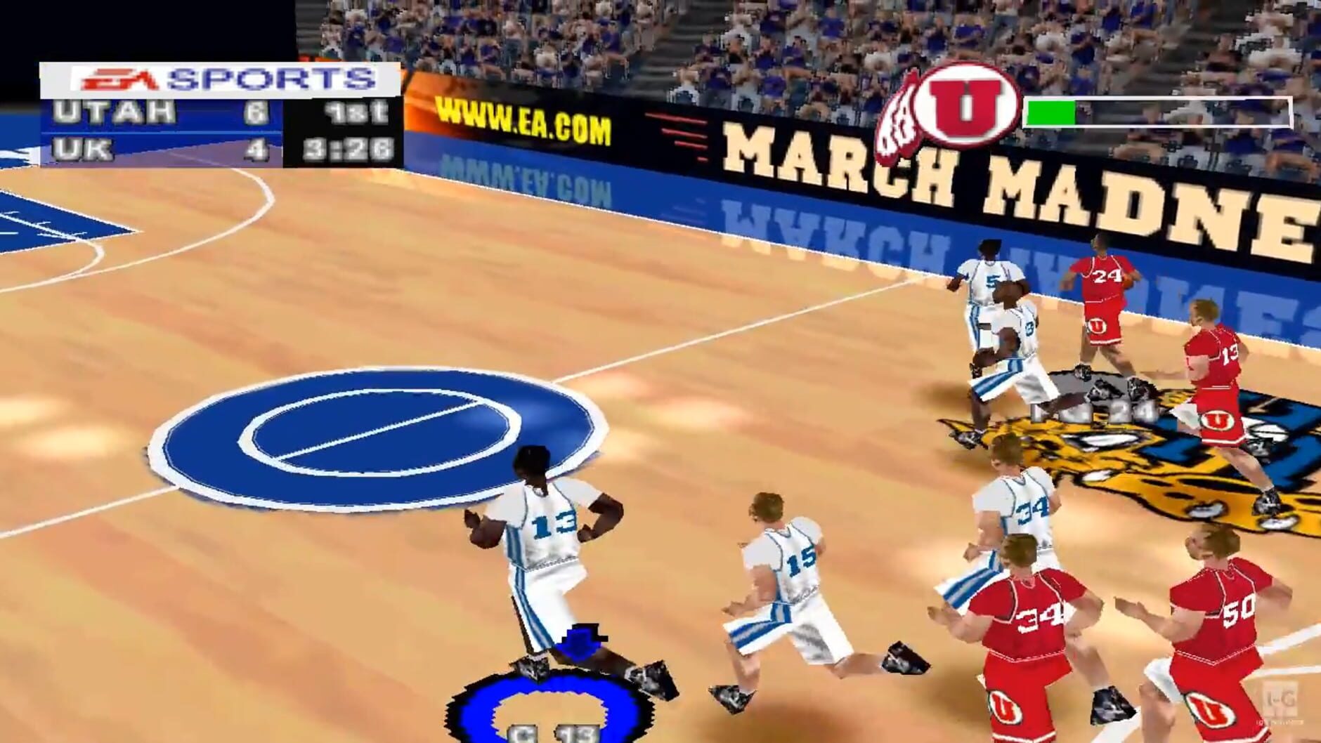Screenshot for NCAA March Madness '98