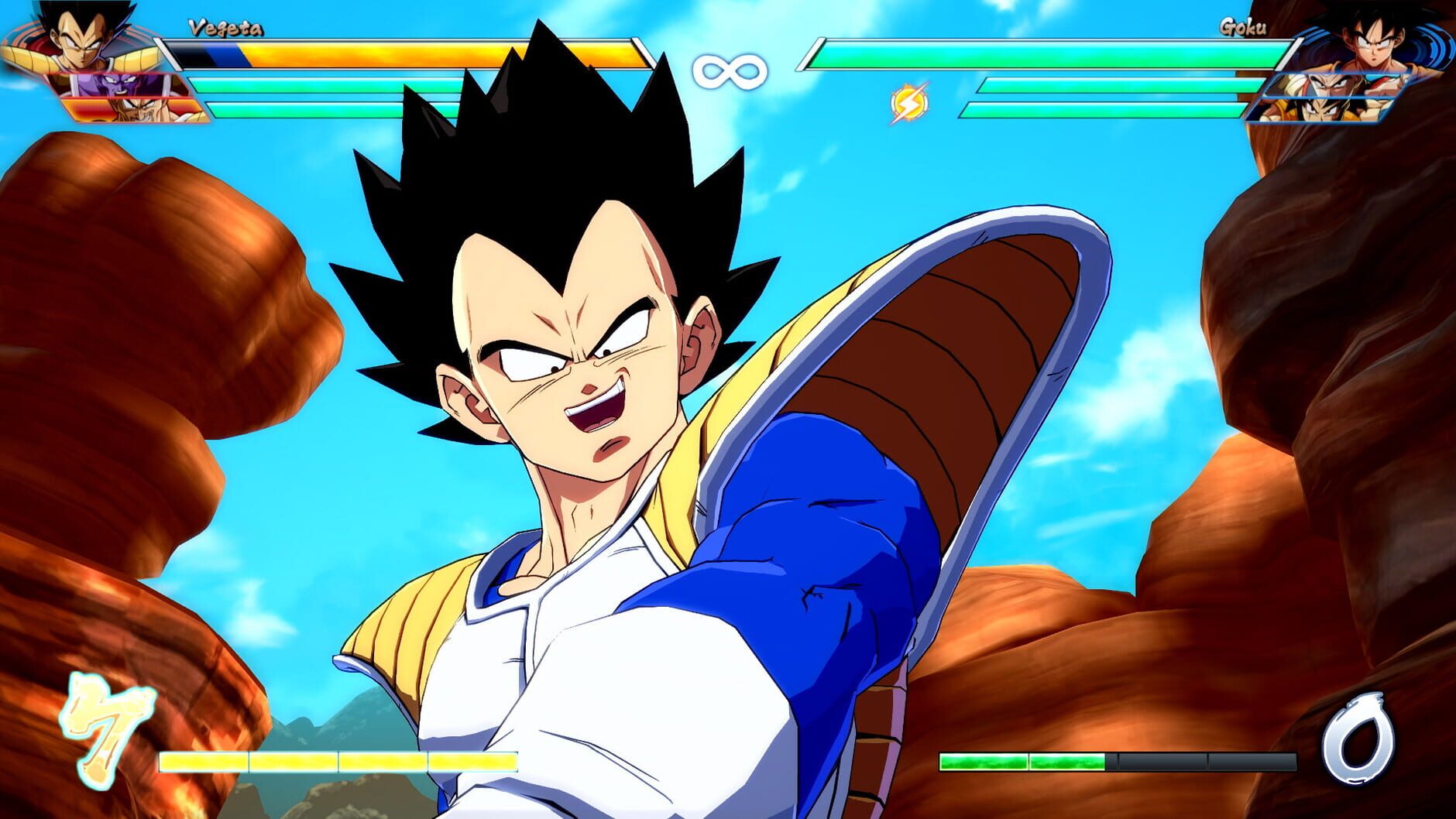 Screenshot for Dragon Ball FighterZ: Vegeta