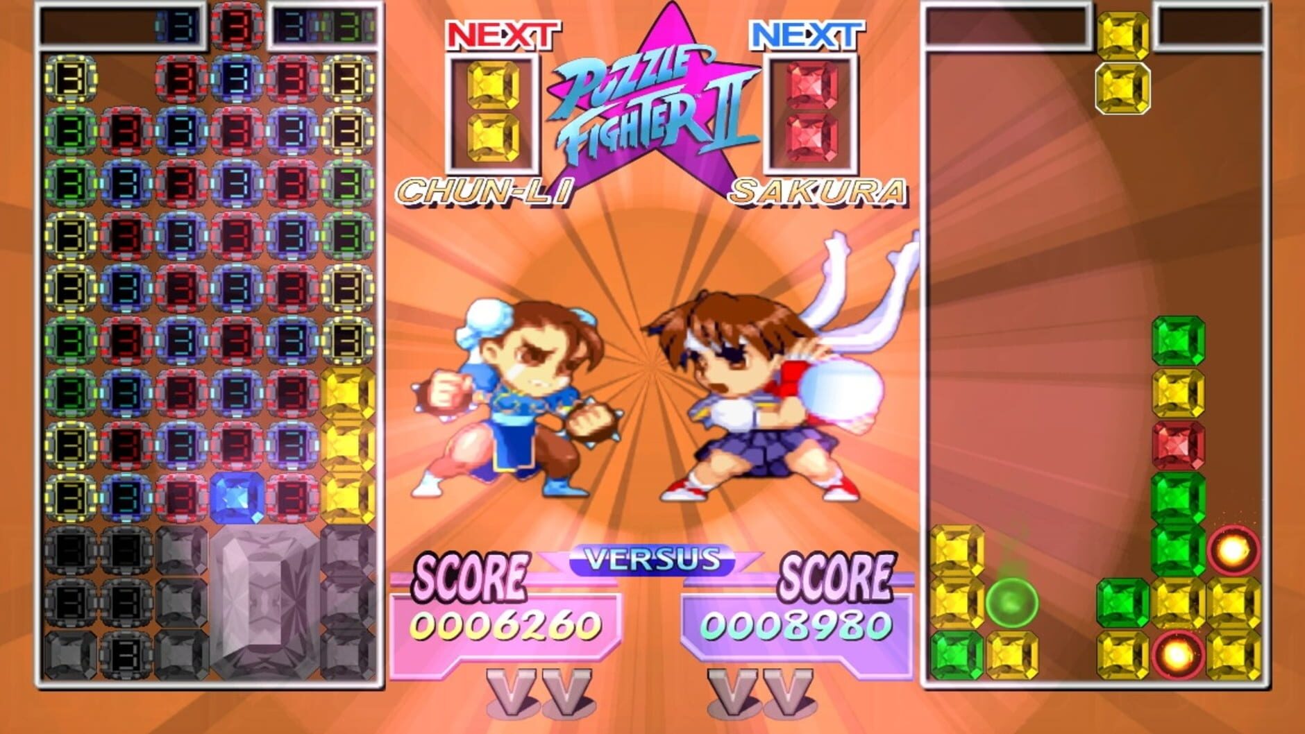 Screenshot for Super Puzzle Fighter II Turbo HD Remix