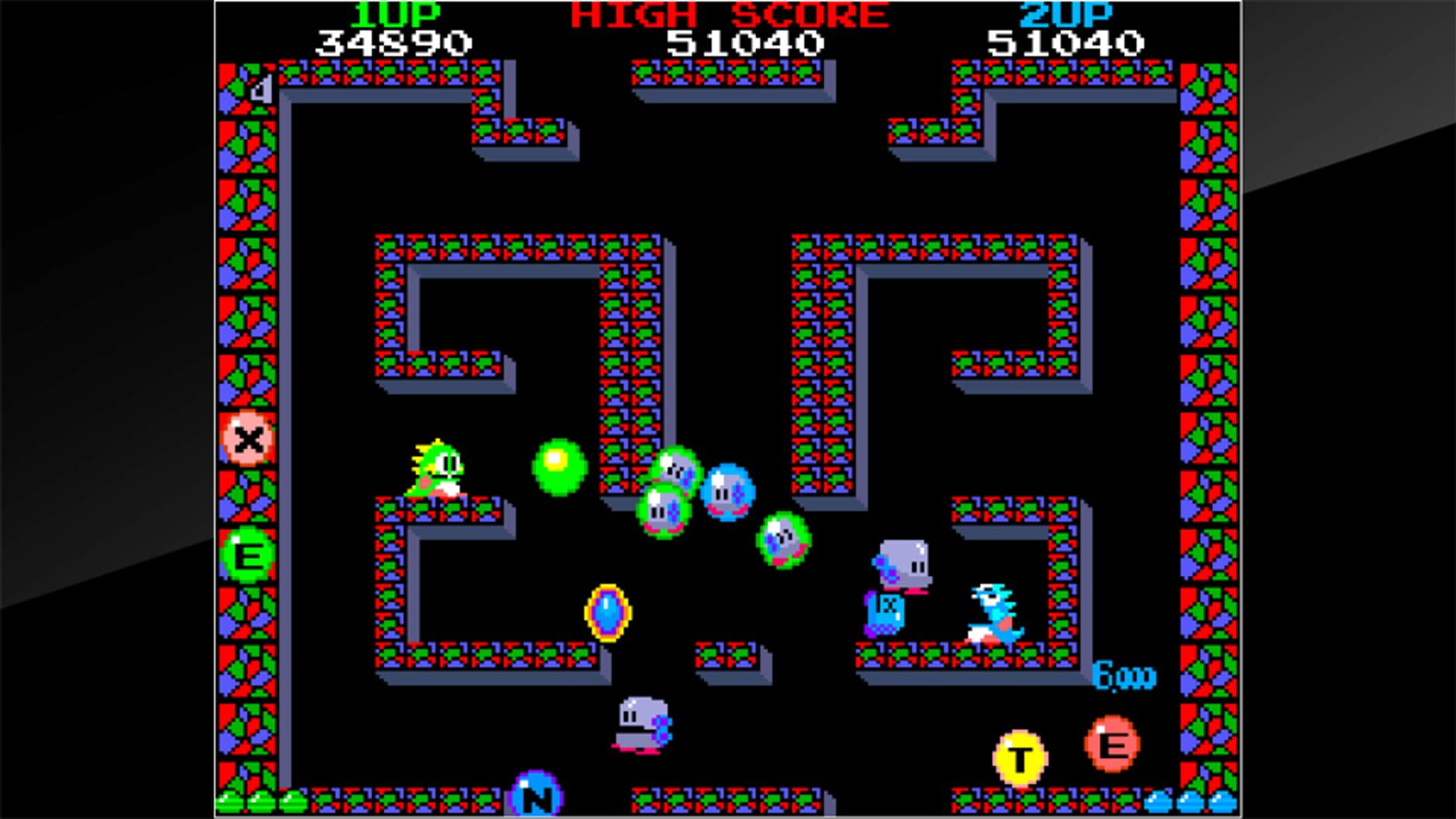 Screenshot for Arcade Archives: Bubble Bobble