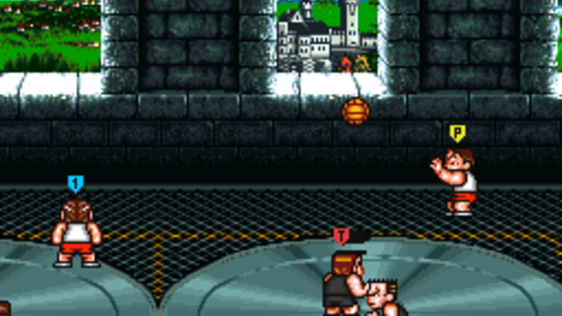 Screenshot for Kunio's Dodgeball Time, C'mon Guys!