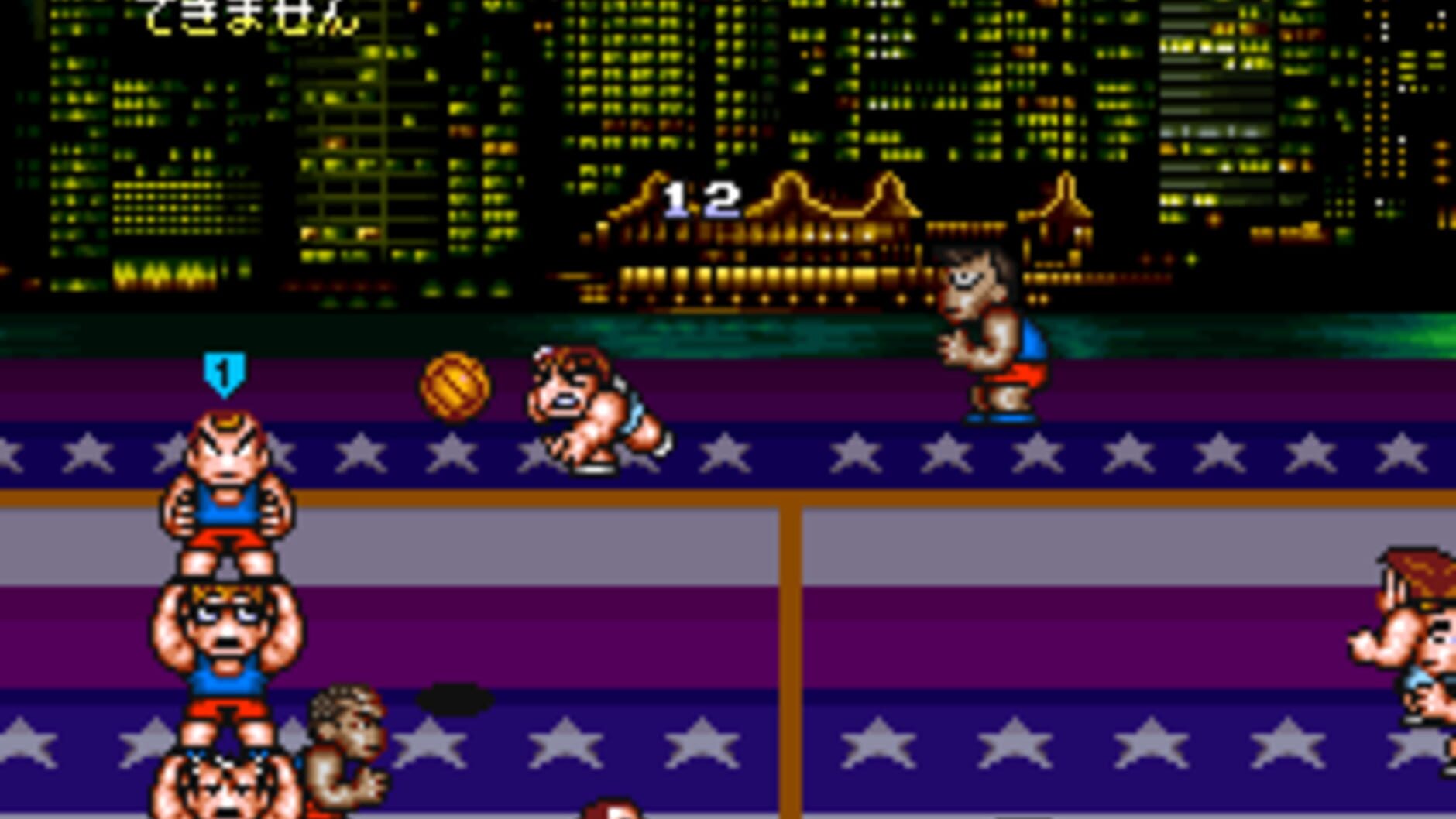 Screenshot for Kunio's Dodgeball Time, C'mon Guys!