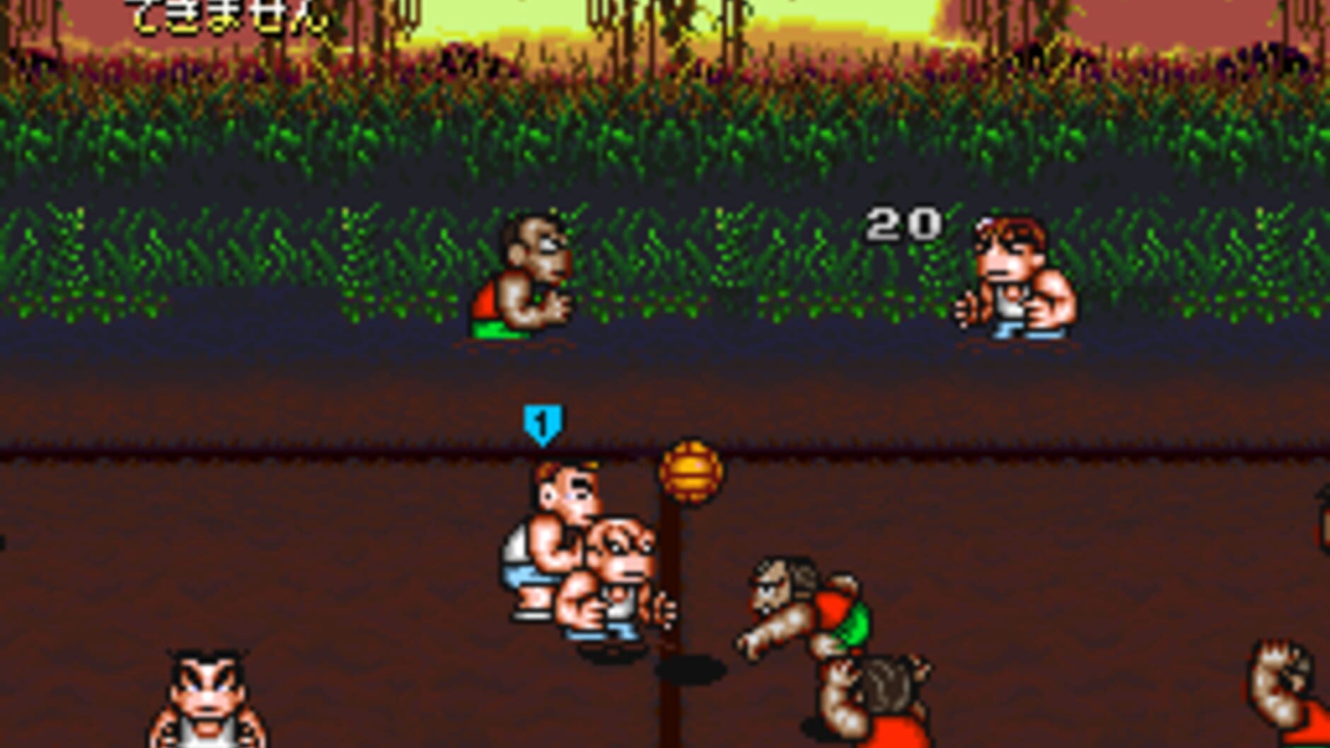 Screenshot for Kunio's Dodgeball Time, C'mon Guys!