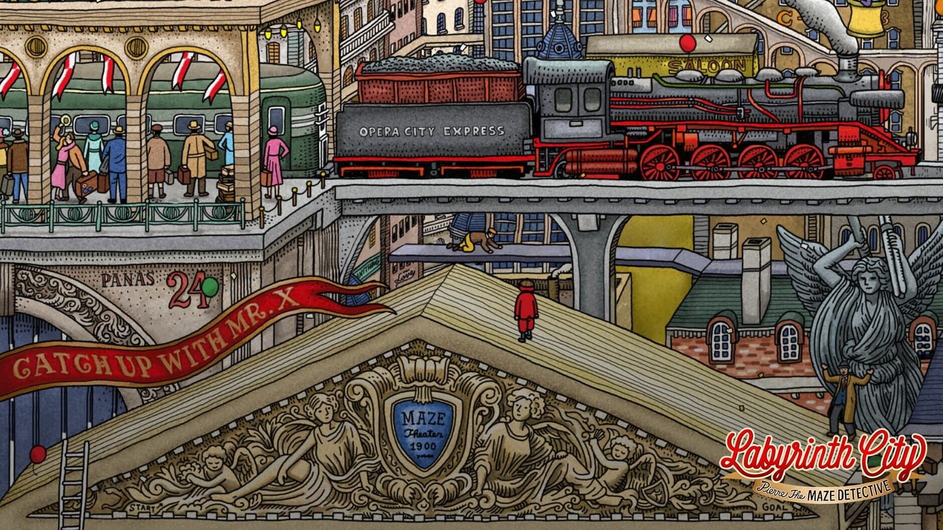 Screenshot for Labyrinth City: Pierre the Maze Detective