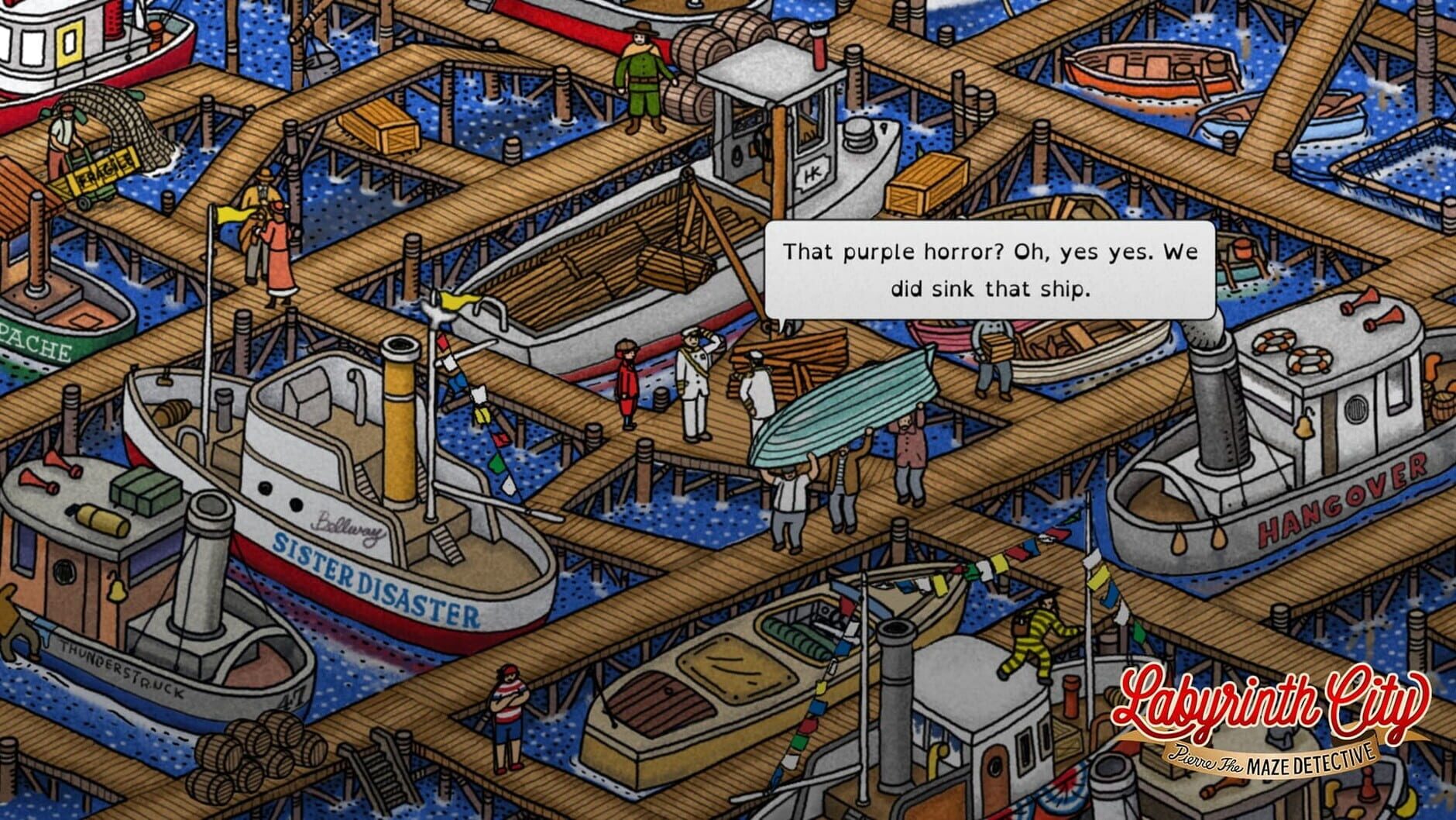 Screenshot for Labyrinth City: Pierre the Maze Detective