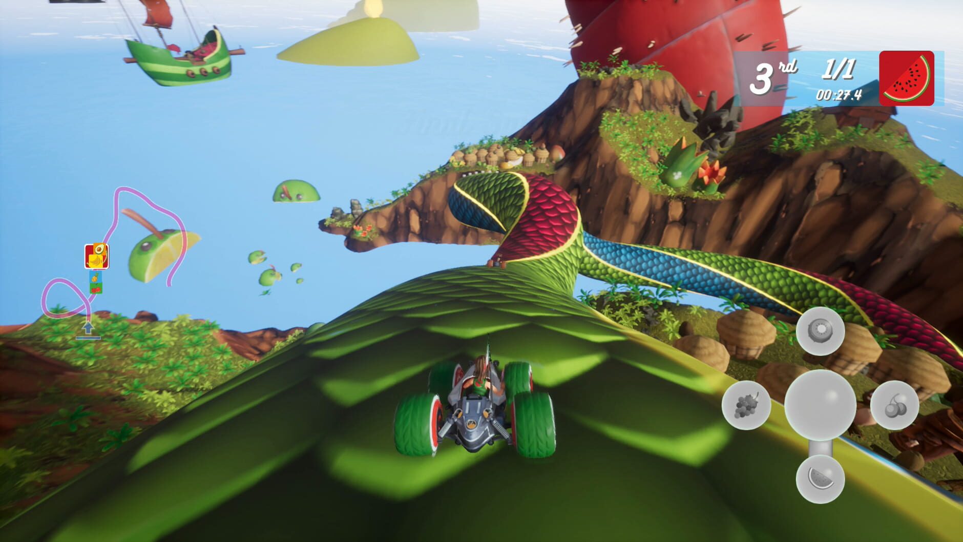 Screenshot for All-Star Fruit Racing
