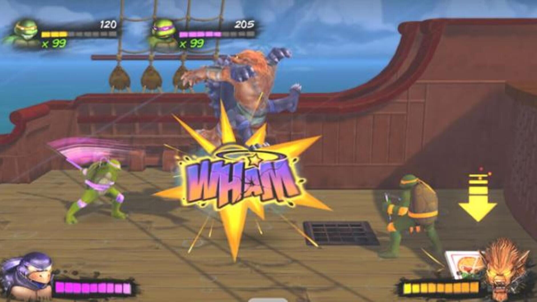 Screenshot for Teenage Mutant Ninja Turtles: Turtles in Time Re-Shelled