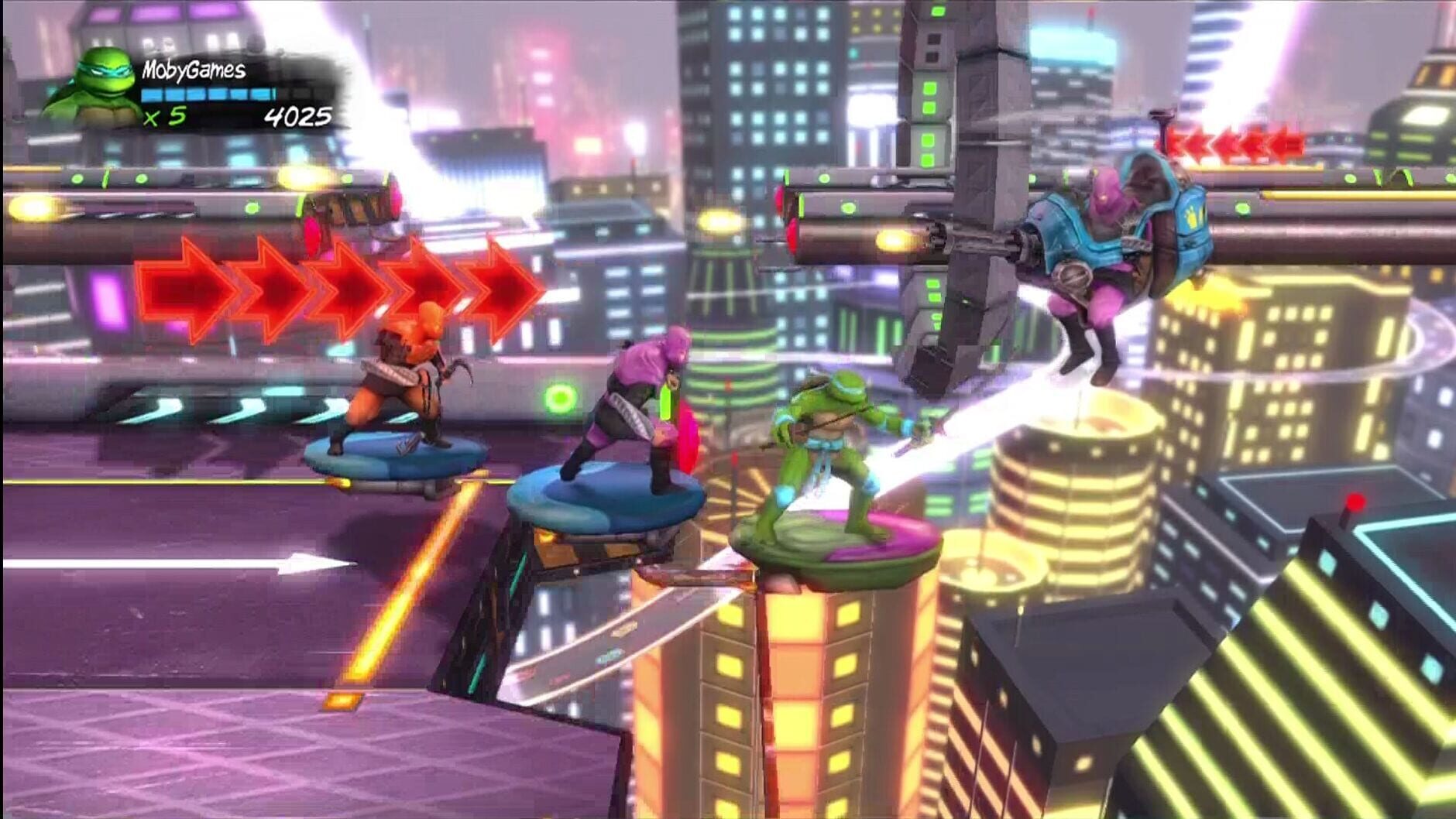 Screenshot for Teenage Mutant Ninja Turtles: Turtles in Time Re-Shelled