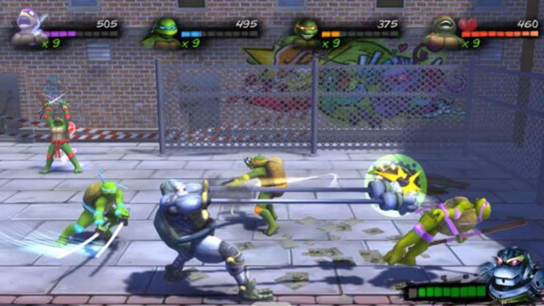 Screenshot for Teenage Mutant Ninja Turtles: Turtles in Time Re-Shelled