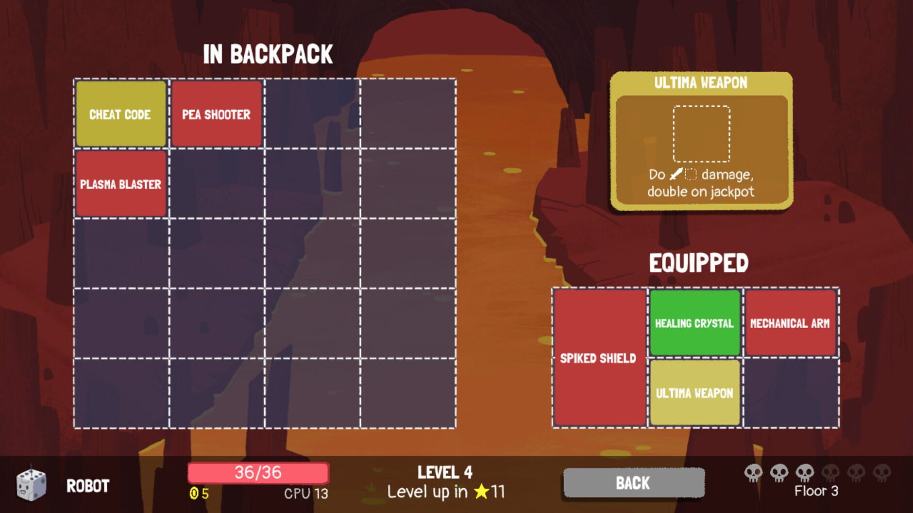 Screenshot for Dicey Dungeons