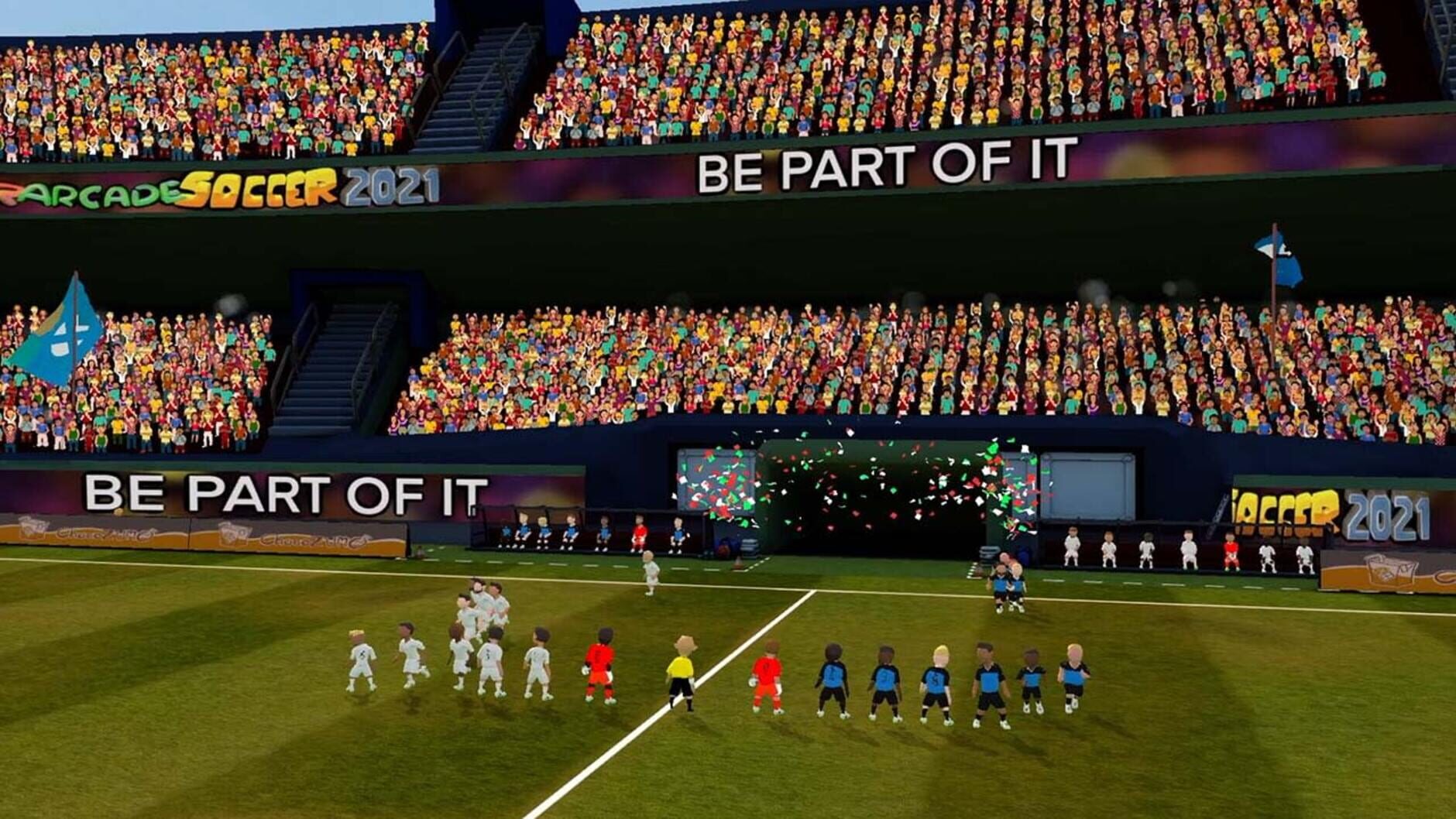 Screenshot for Super Arcade Soccer 2021
