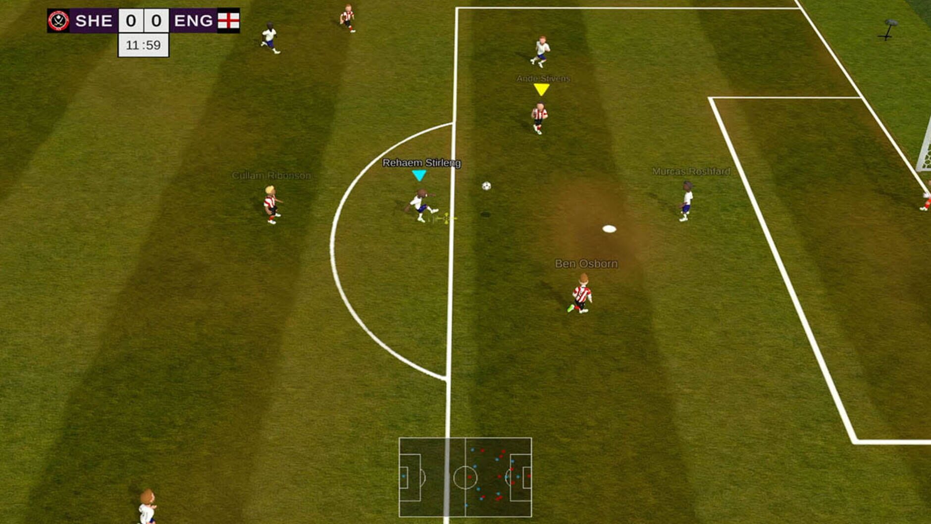 Screenshot for Super Arcade Soccer 2021
