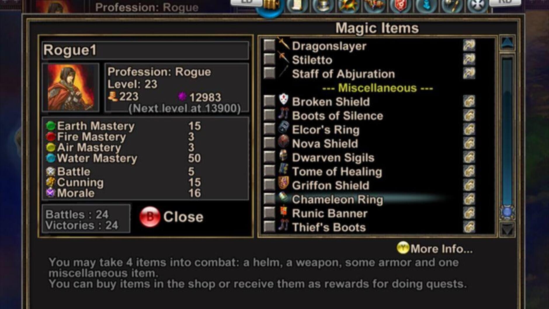 Screenshot for Puzzle Quest: Challenge of the Warlords - Revenge of the Plague Lord