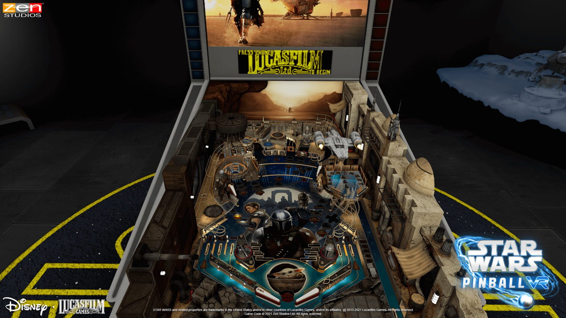 Screenshot for Star Wars Pinball VR