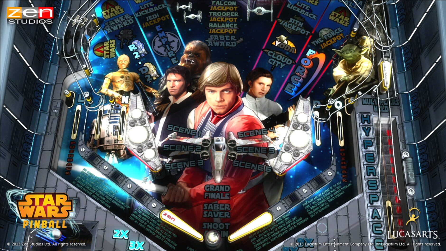 Screenshot for Star Wars Pinball