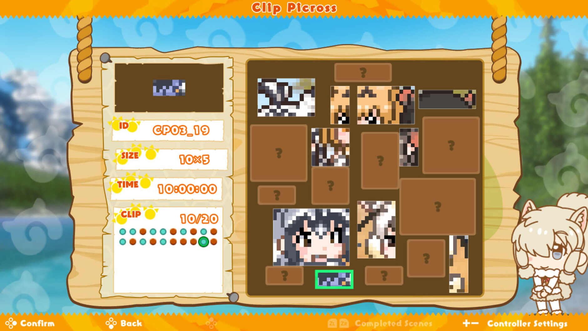 Screenshot for Kemono Friends Picross