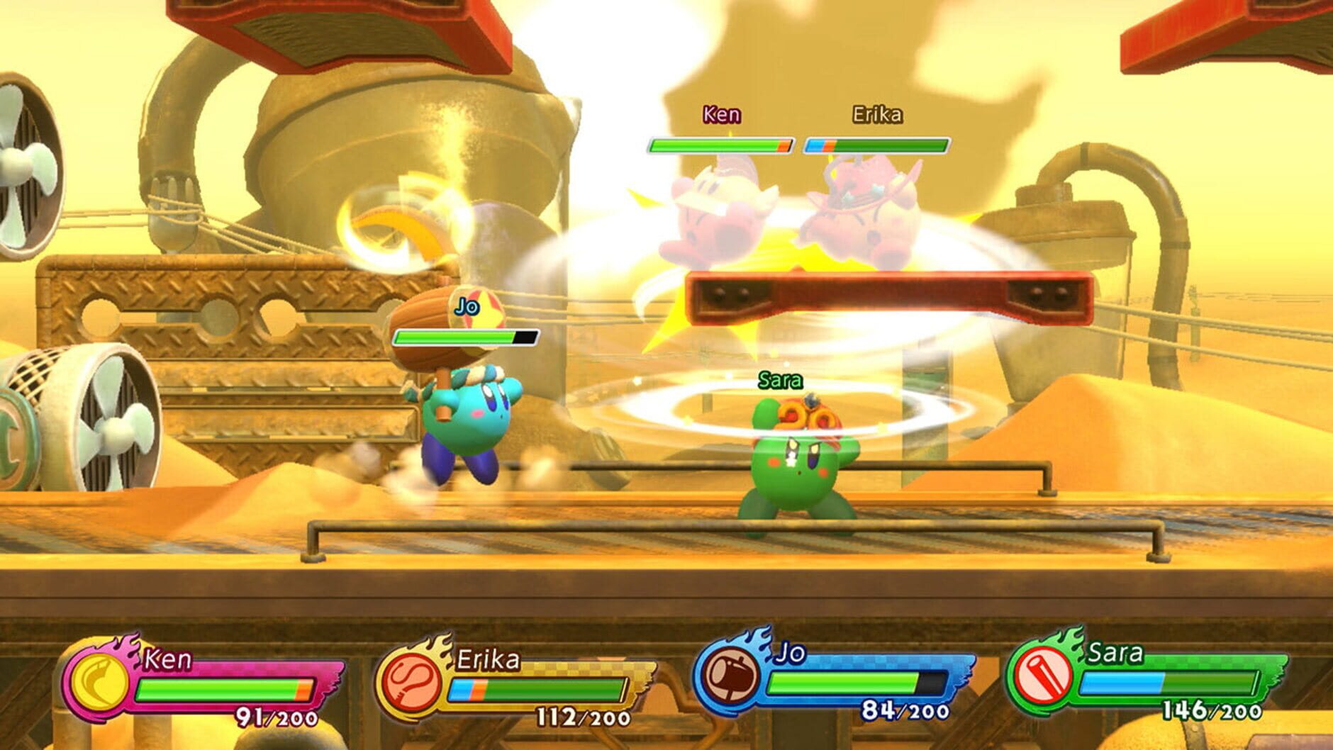 Screenshot for Kirby Fighters 2
