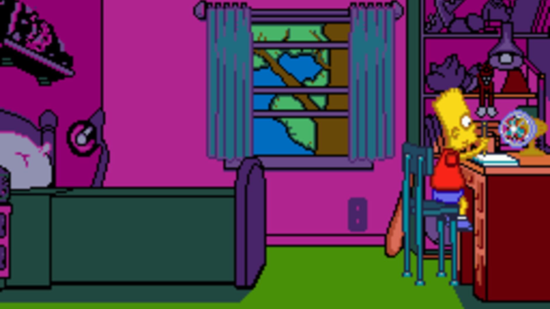 Screenshot for The Simpsons: Bart's Nightmare
