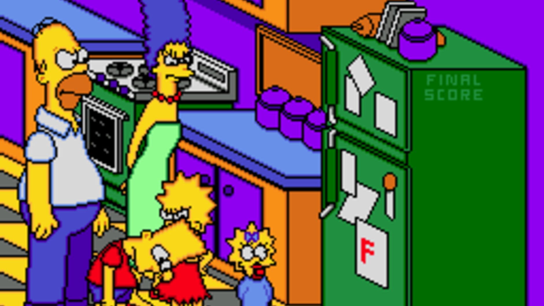 Screenshot for The Simpsons: Bart's Nightmare