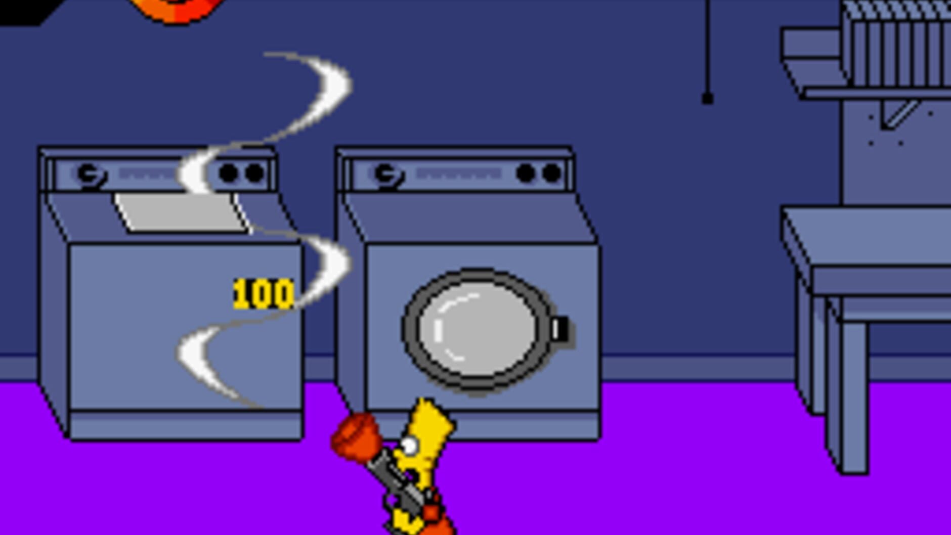 Screenshot for The Simpsons: Bart's Nightmare