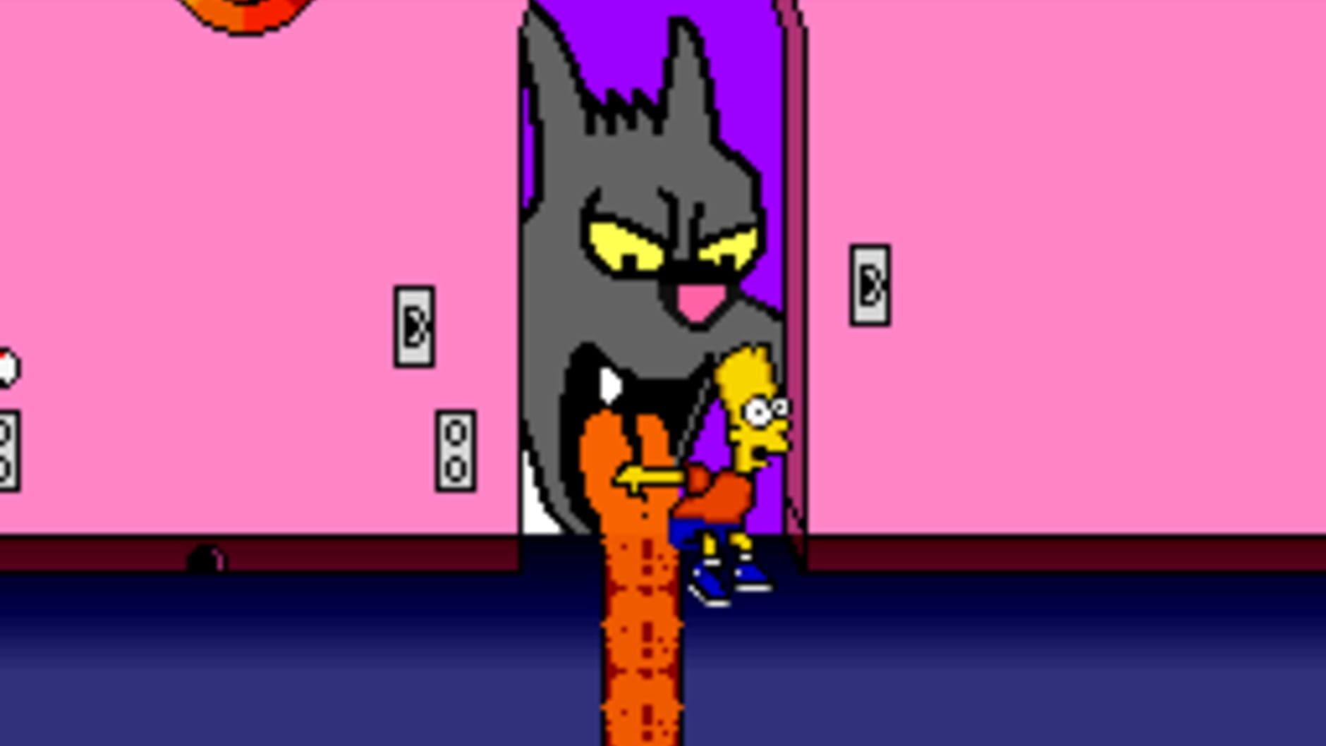 Screenshot for The Simpsons: Bart's Nightmare