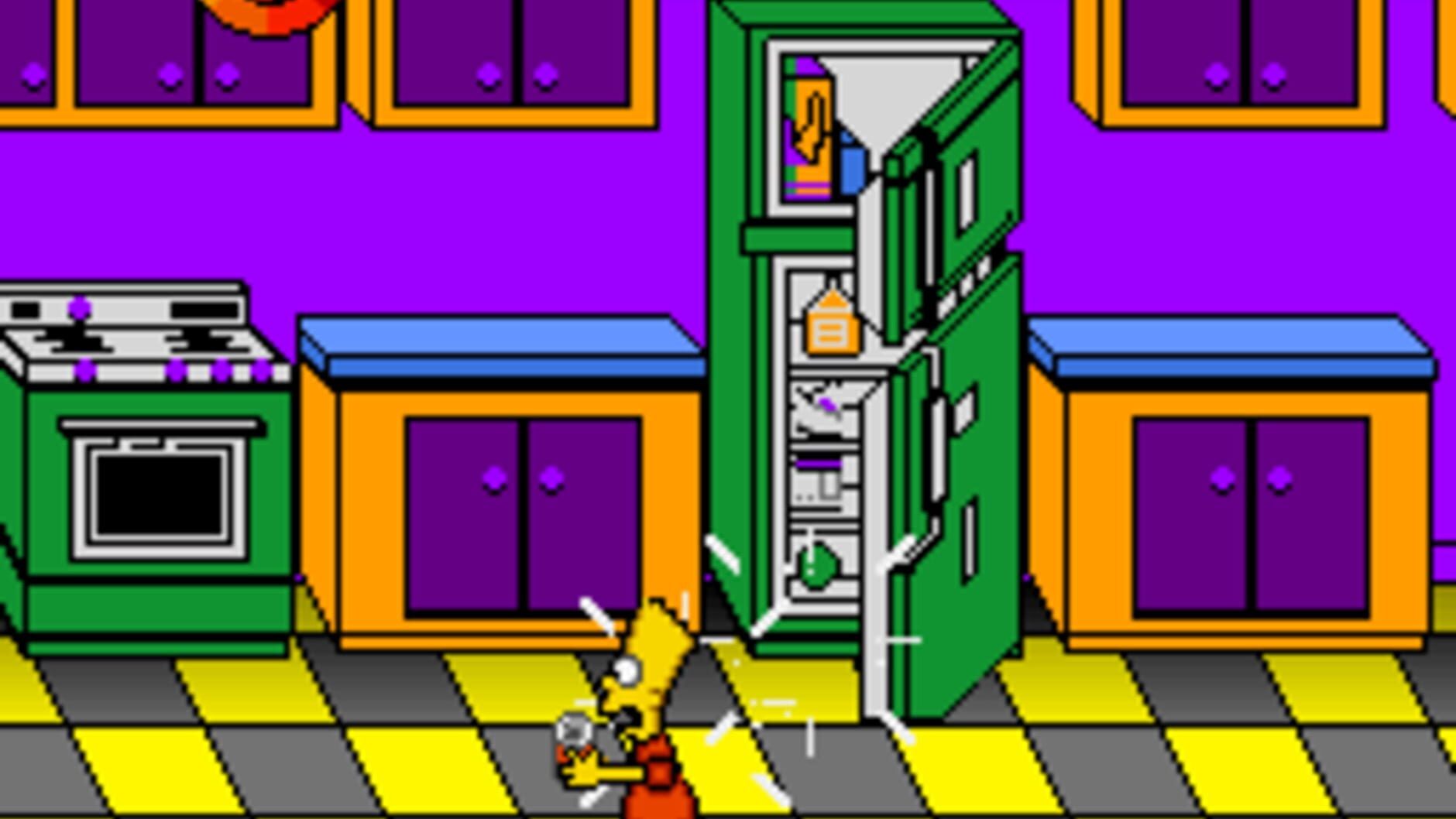 Screenshot for The Simpsons: Bart's Nightmare