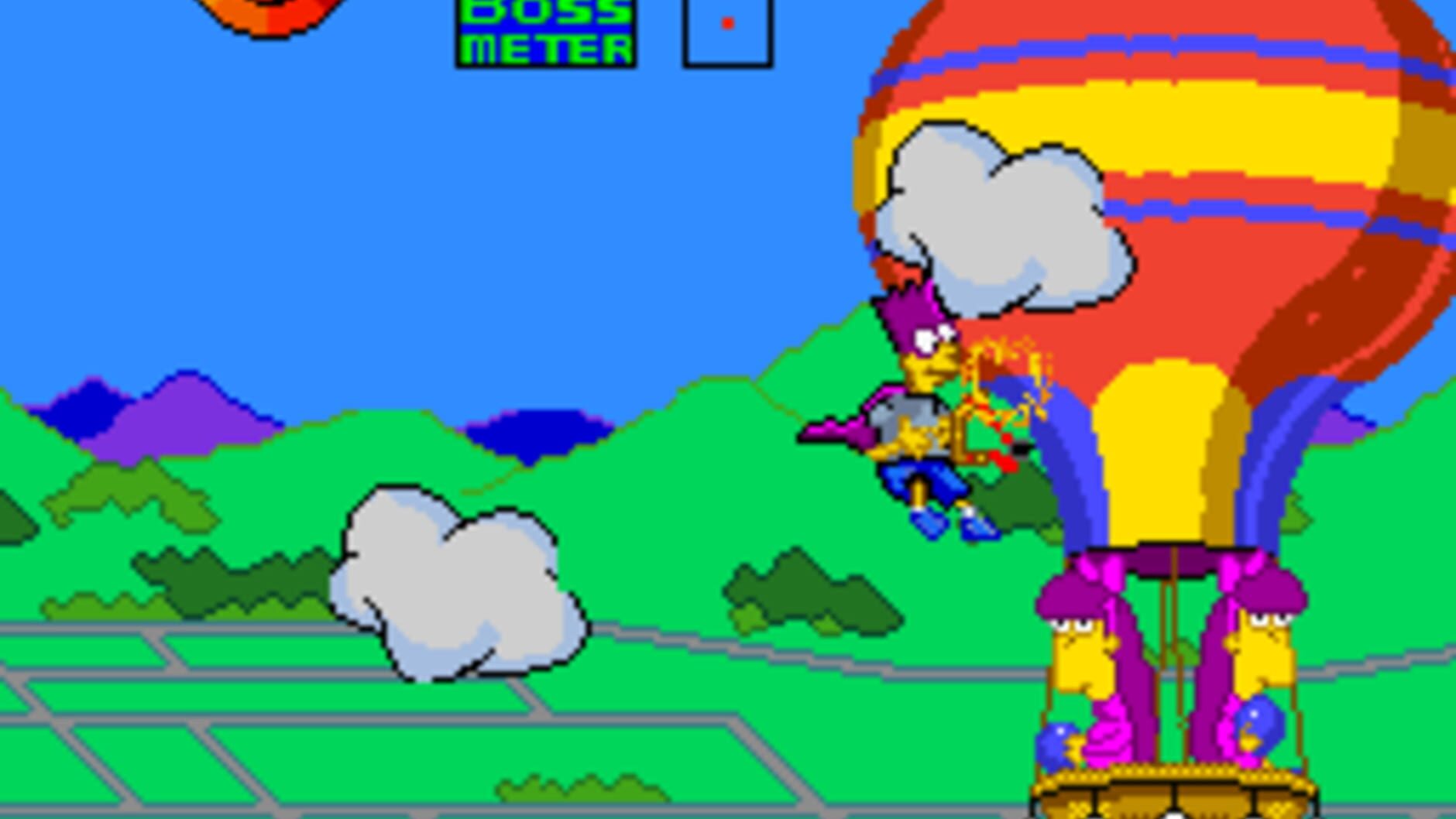 Screenshot for The Simpsons: Bart's Nightmare