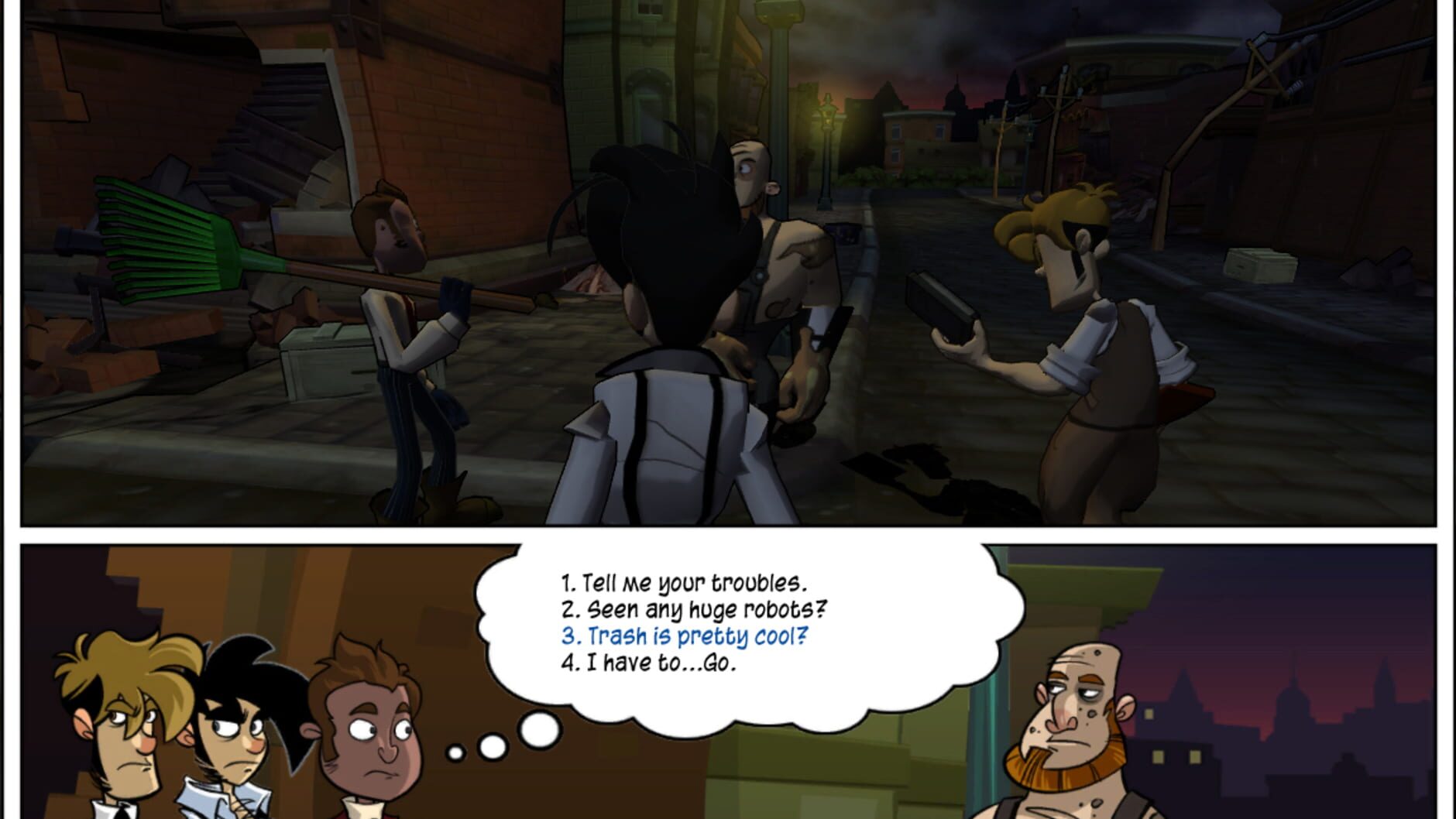 Screenshot for Penny Arcade Adventures: On the Rain-Slick