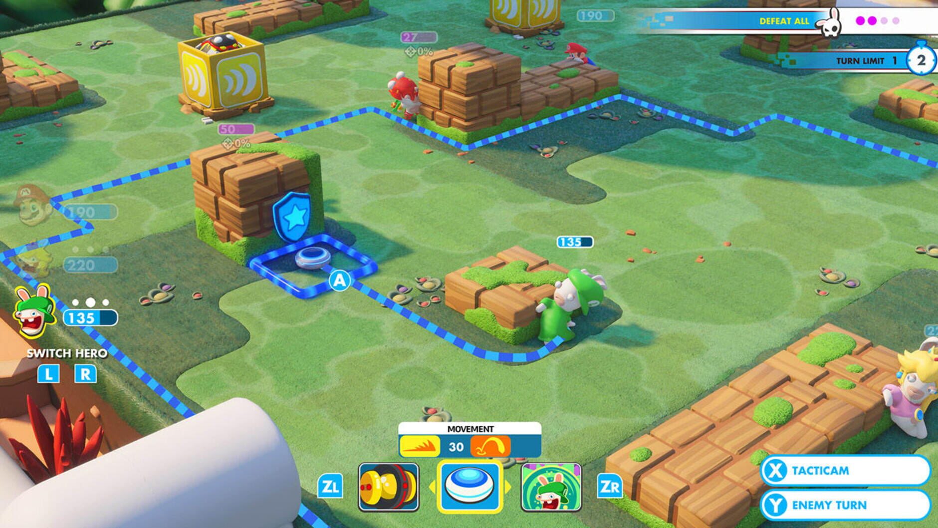 Screenshot for Mario + Rabbids Kingdom Battle: Gold Edition